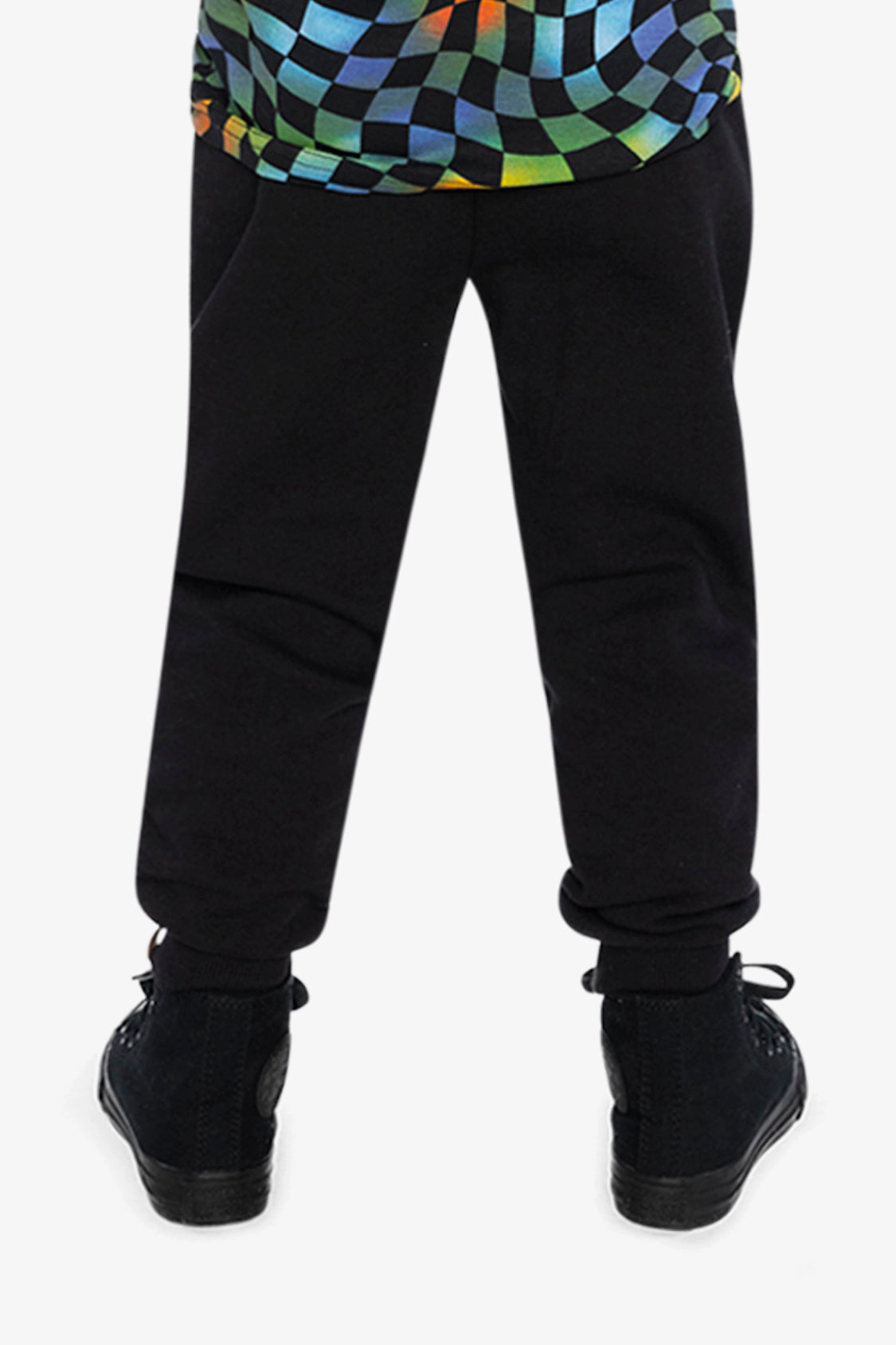 Deux par Boys Fleece Drawstring Sweatpants with Zippered Pockets