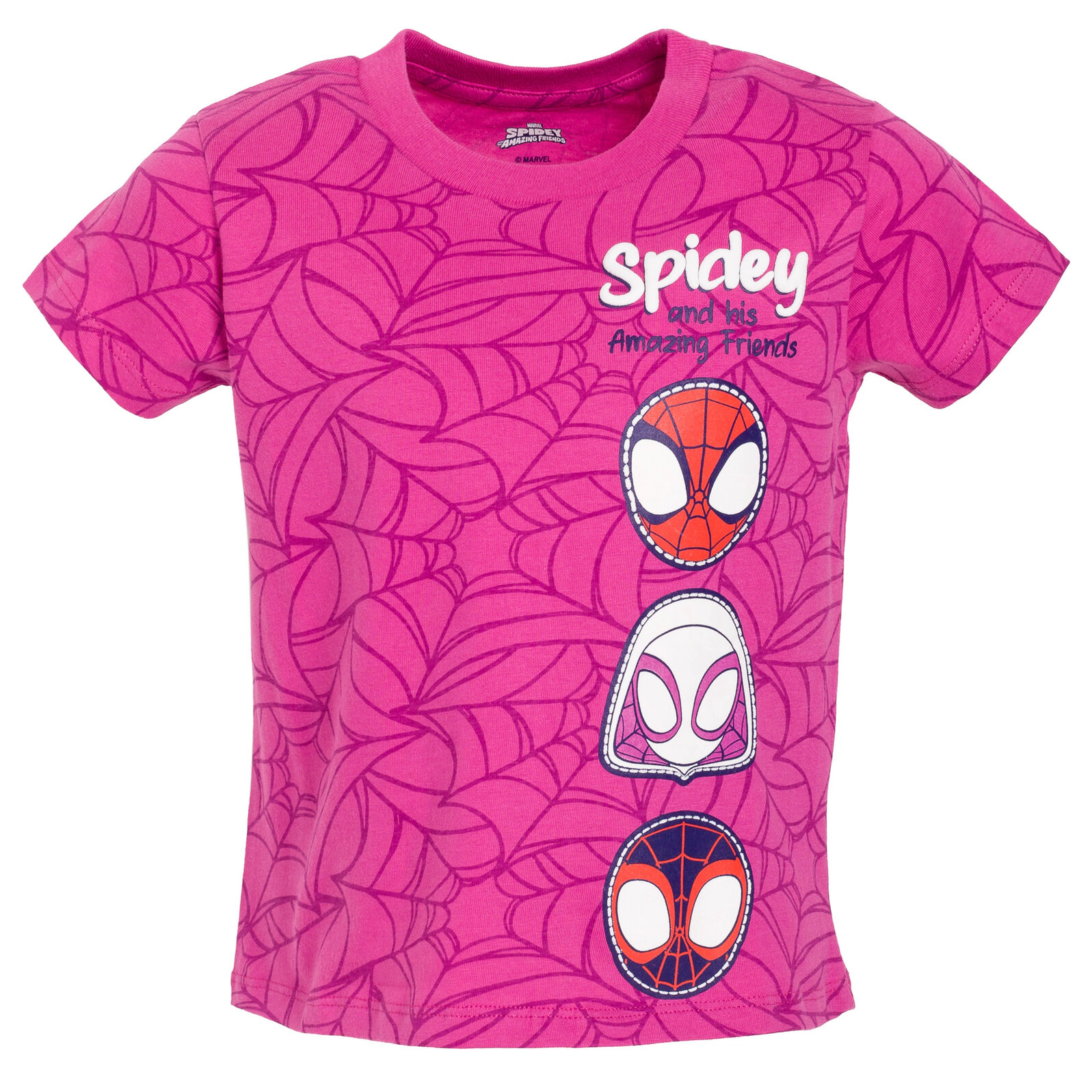 Marvel Spidey and His Amazing Friends Girls' 3-Pack T-Shirts