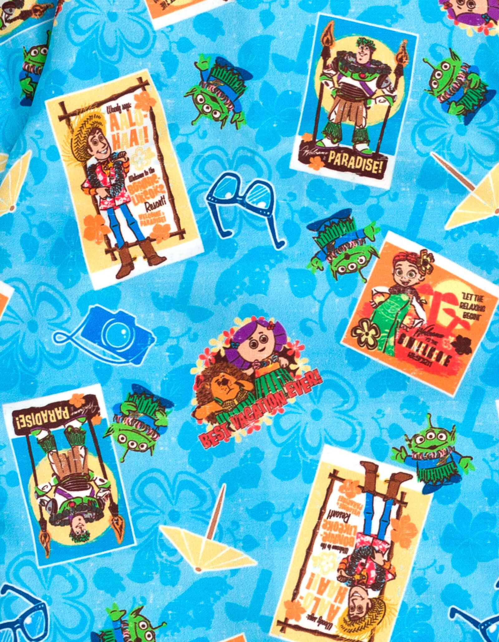 Disney Boys' Short Sleeve Button-Down Shirt