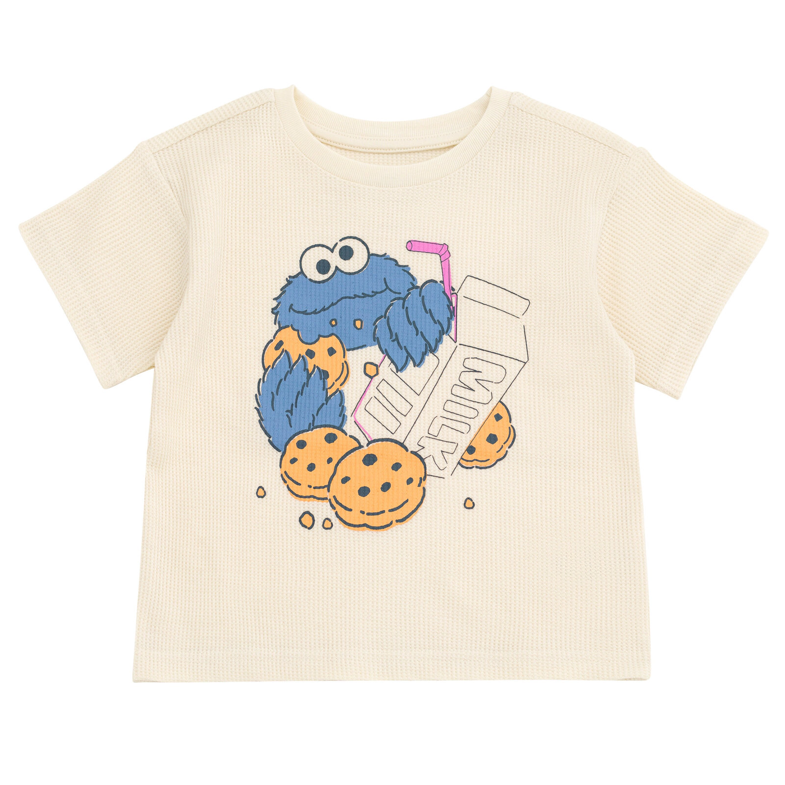 Sesame Street Cookie Monster Boys' 2-Piece T-Shirt and Shorts Set