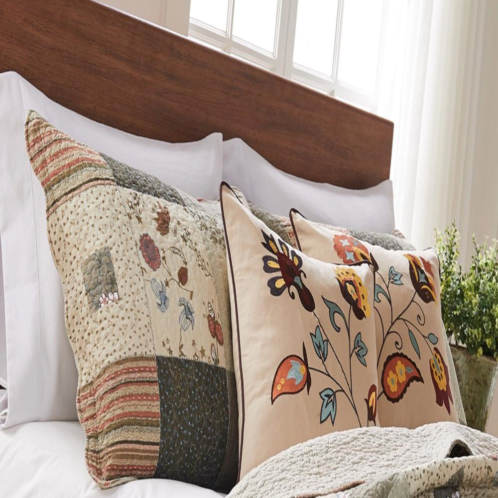 Greenland Home Fashion Sedona Quilt And Pillow Sham Set 3 Piece