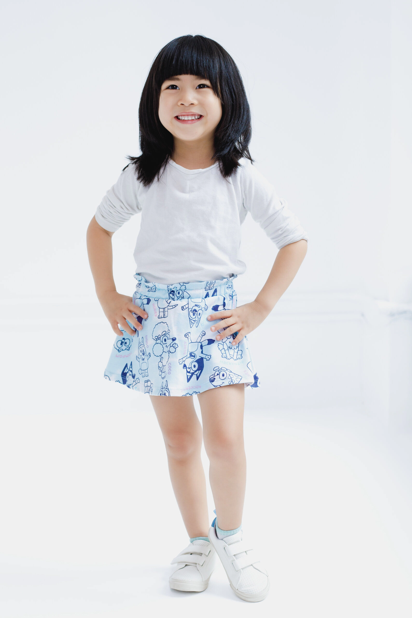Bluey Girls' 2-Piece Skort Set