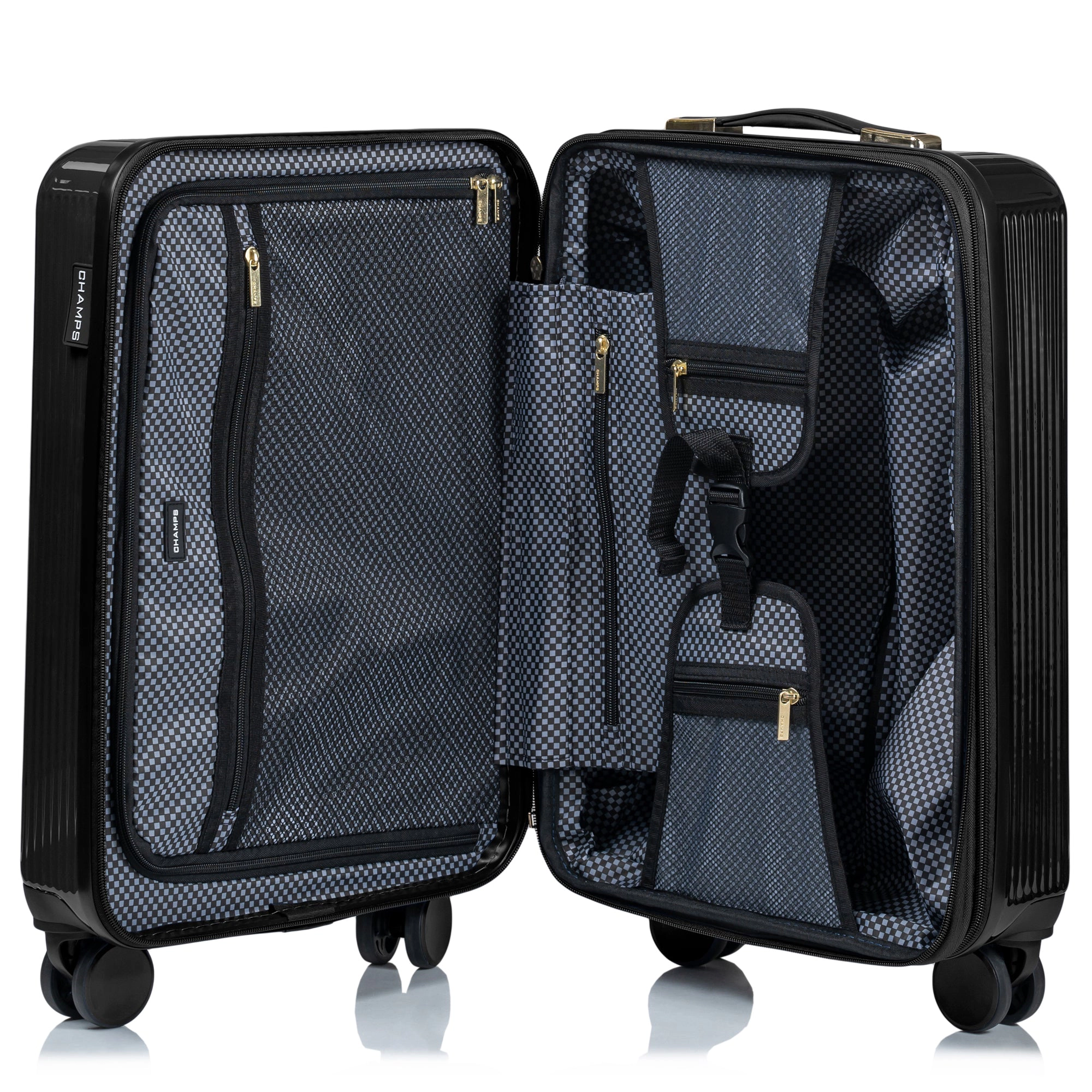 CHAMPS Luxe Collection 3-piece Hardside Luggage Set