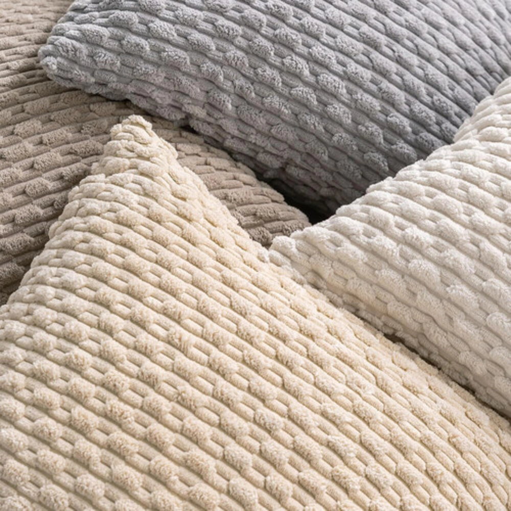Rocky Peak Living Unisex Corduroy Throw Pillow Covers Set of 4 18 x 18 Inch
