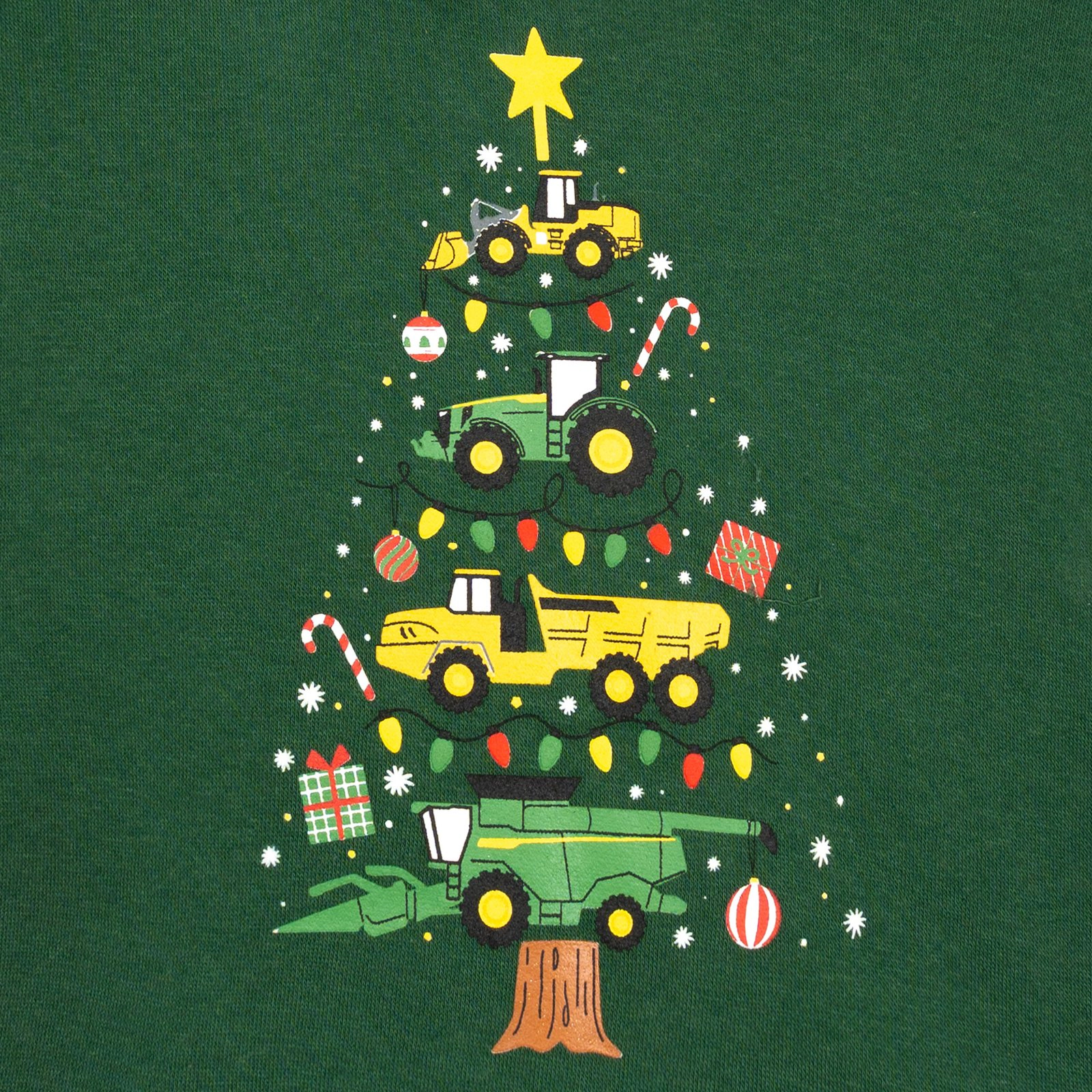 John Deere Holiday Fleece Pullover
