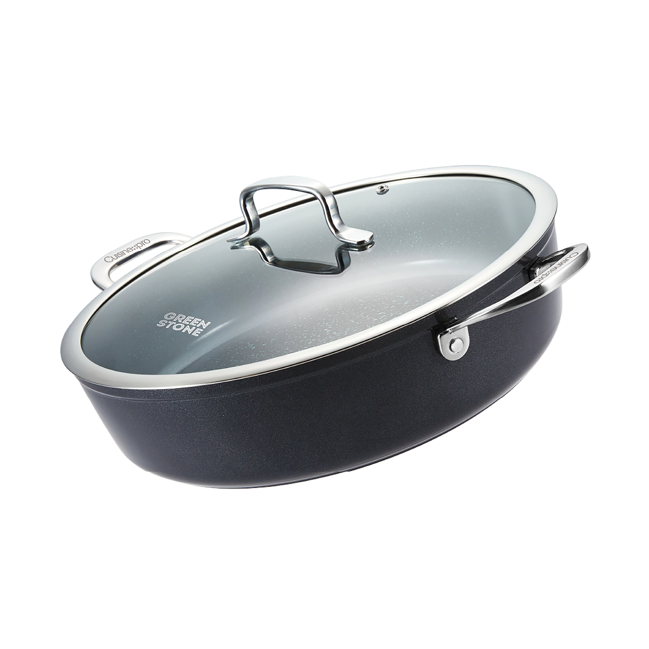 Cuisine::pro® GREEN STONE™ 6.1 Qt. Ultimate Pan With Lid