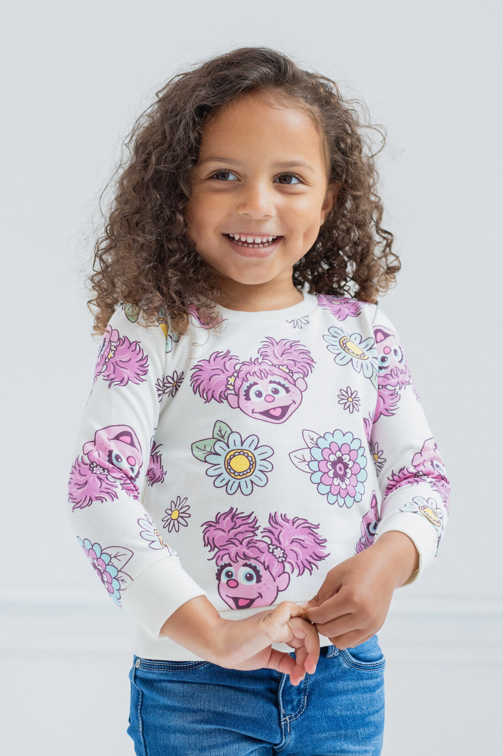 Sesame Street Girls' Pullover Sweatshirt