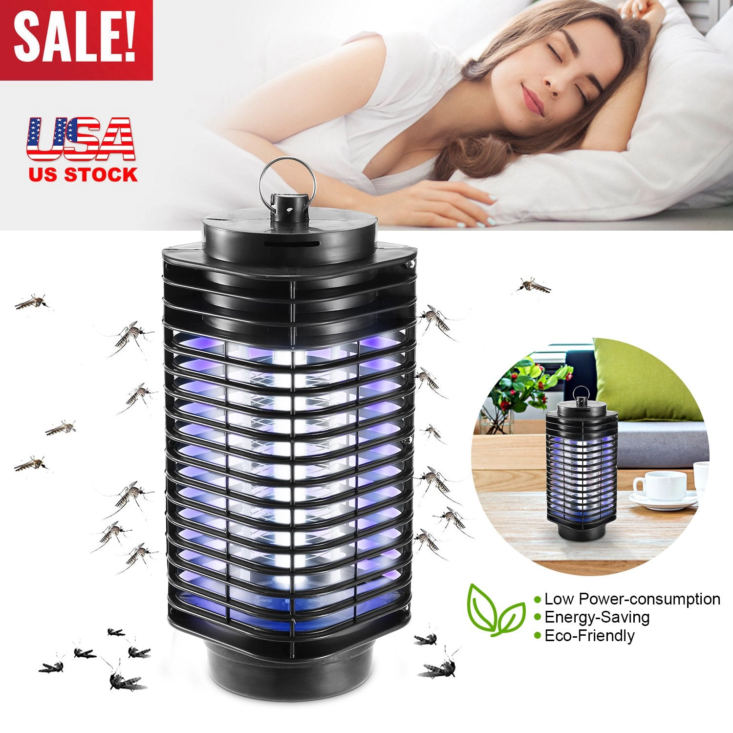 GBruno UV Electric Bug Zapper Insect Killer Lamp