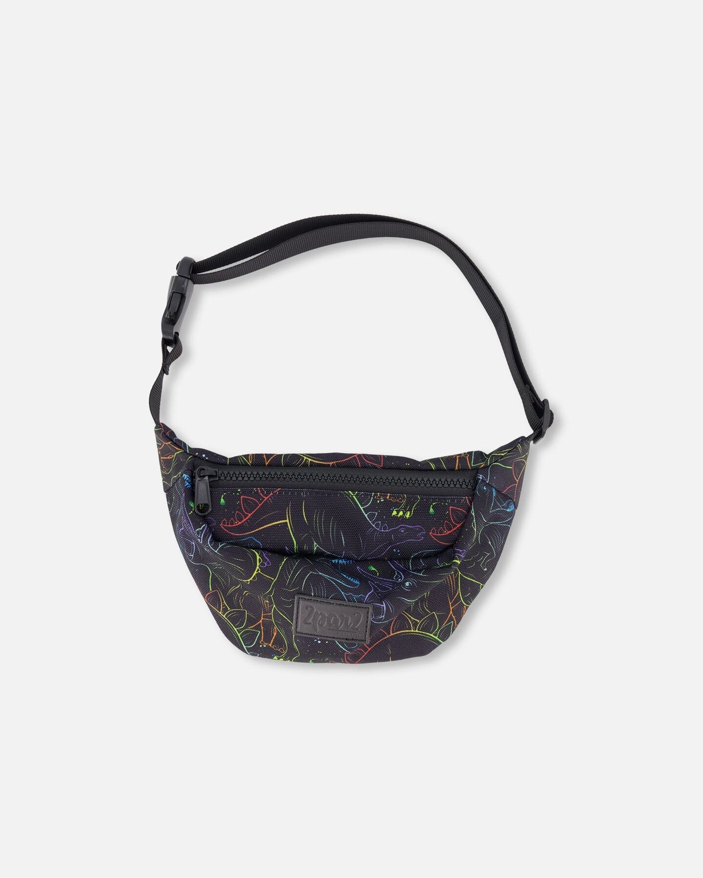 Deux par Deux Boys Fanny Pack Dinosaur Print