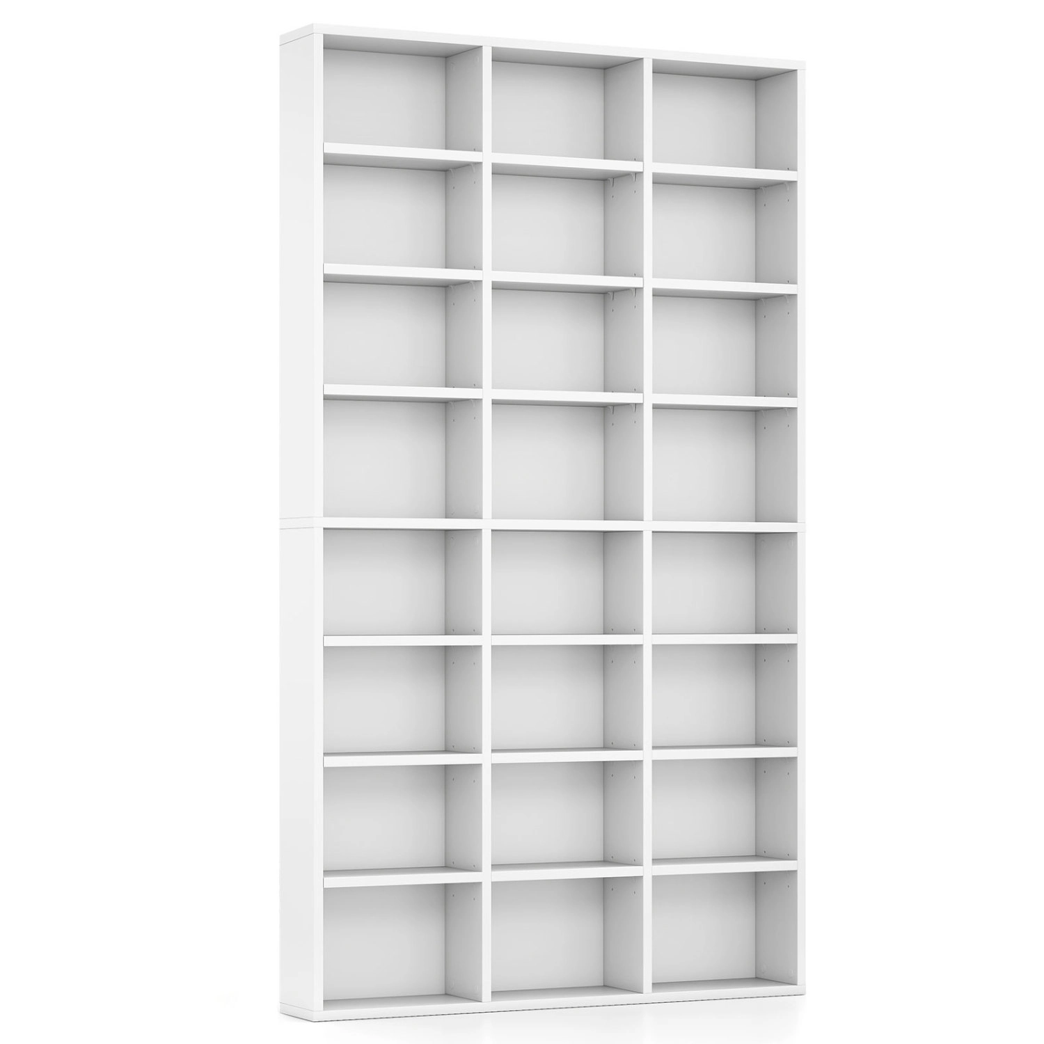 Hivvago 70 Inch Tall Bookshelf 24 Cube Storage Organizer with Adjustable Shelves