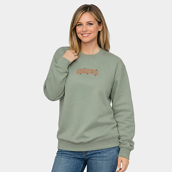Simply Sage Market - Women's Graphic Sweatshirt - Embroidered Momster