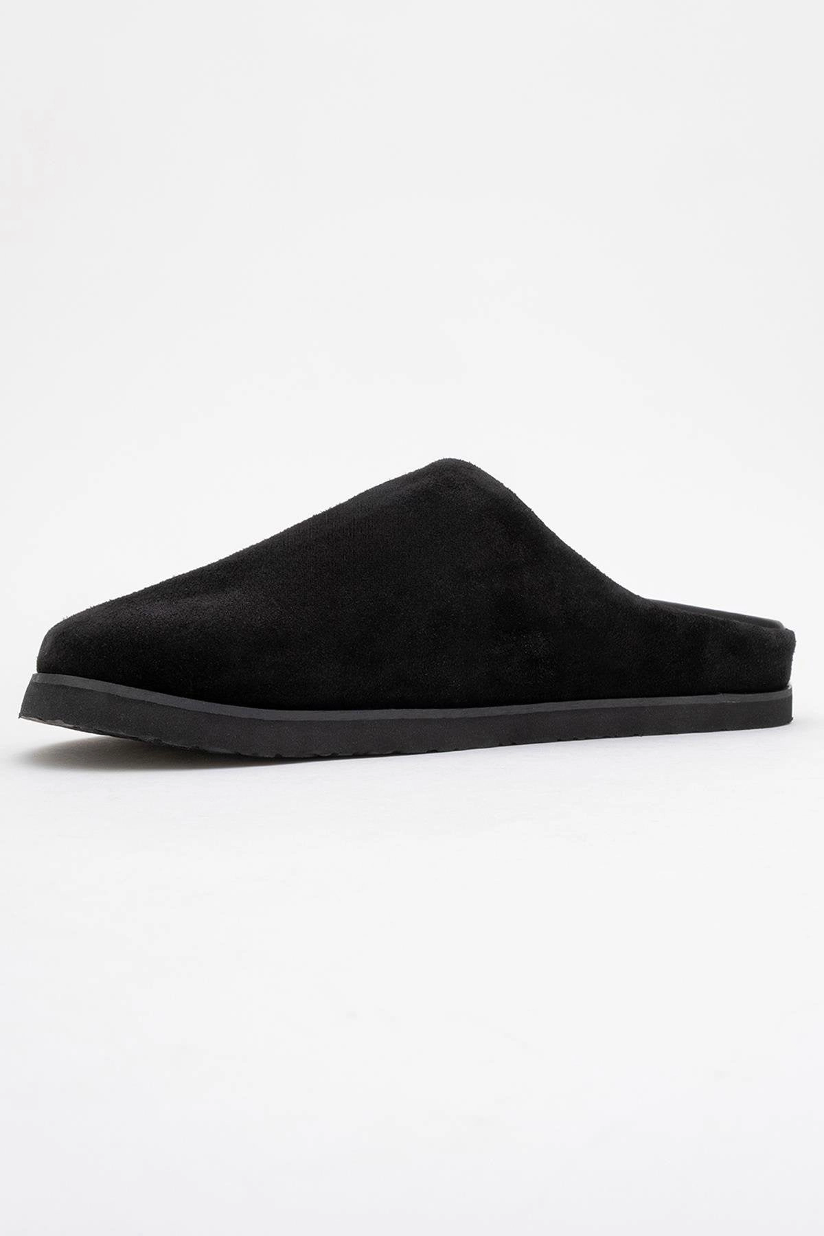 Forever & Always Womens Space Suede Leather Slide Sandals