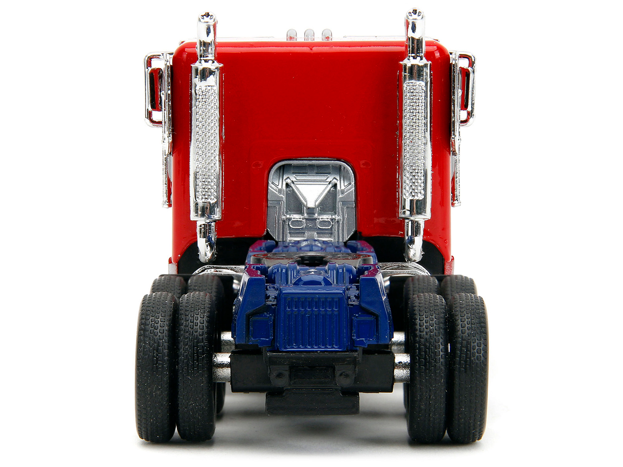 Jada Optimus Prime Tractor Truck Red and Blue with Silver Stripes "Transformers: Rise of the Beasts" (2023)