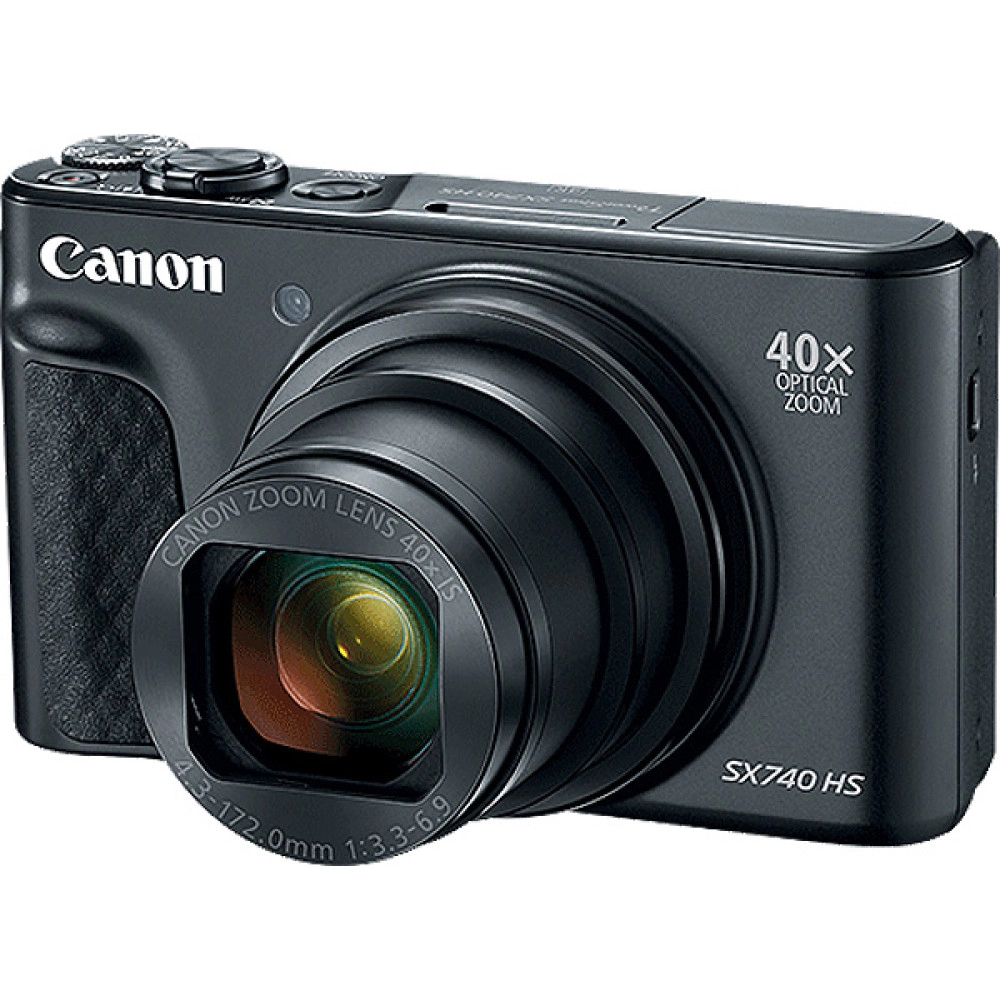 Canon PowerShot SX740 HS Digital Camera (Black)