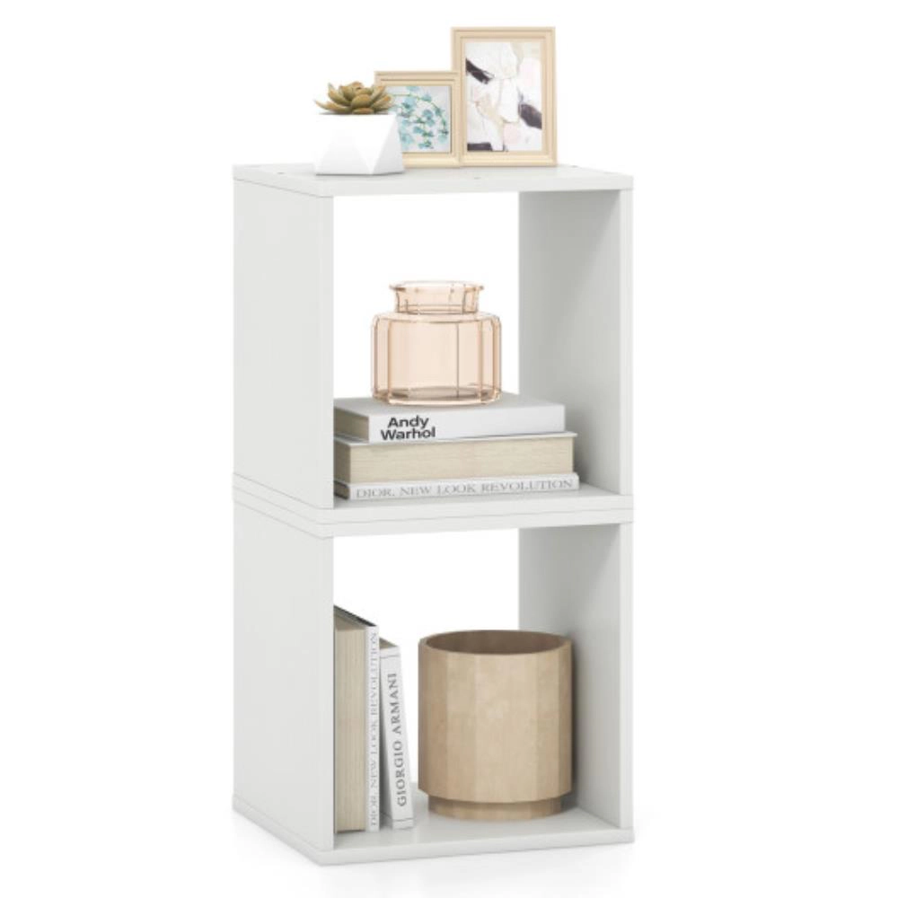Hivvago Cube Storage Organizer Set of 2-White