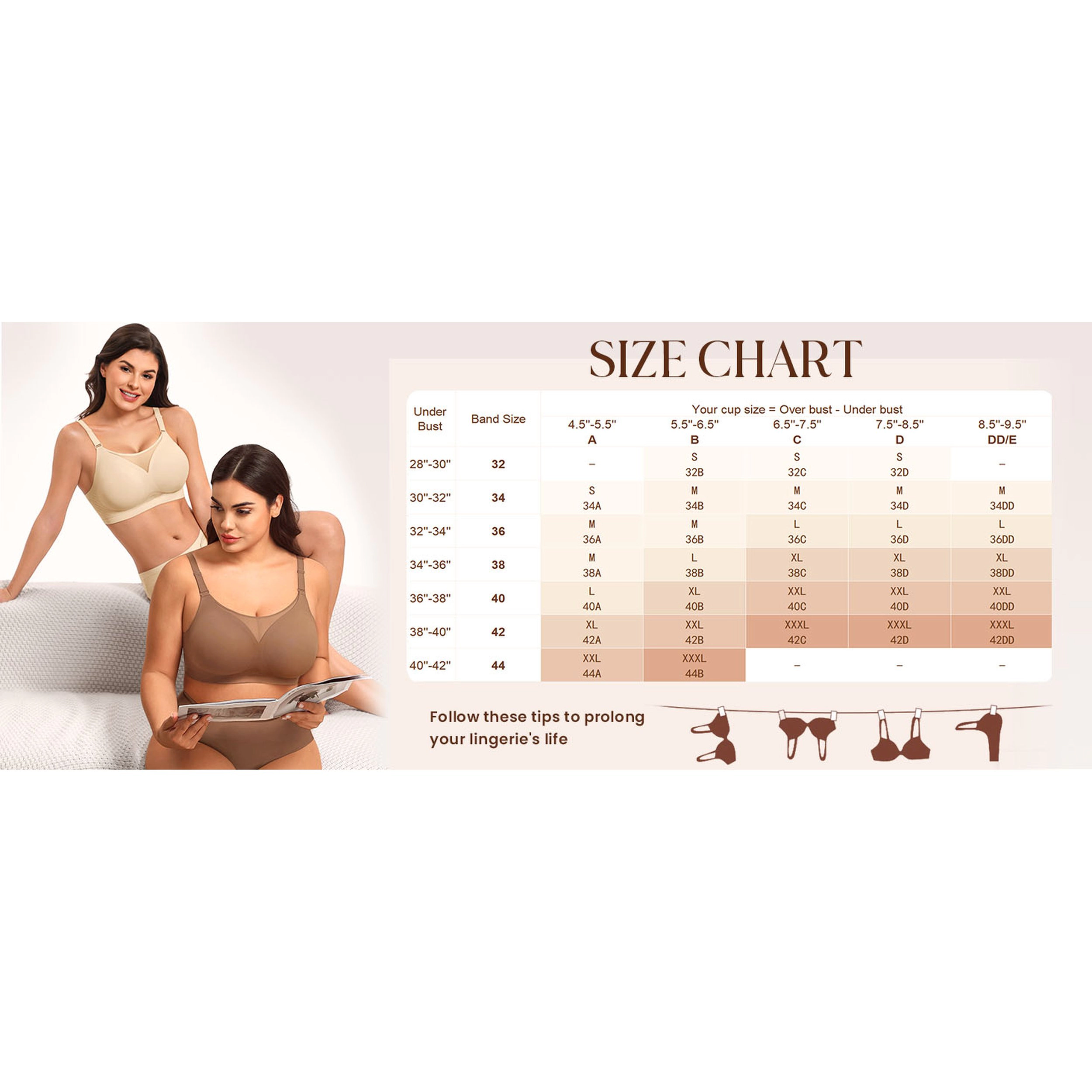 Avidlove Women's Seamless Wireless Mesh Bralette
