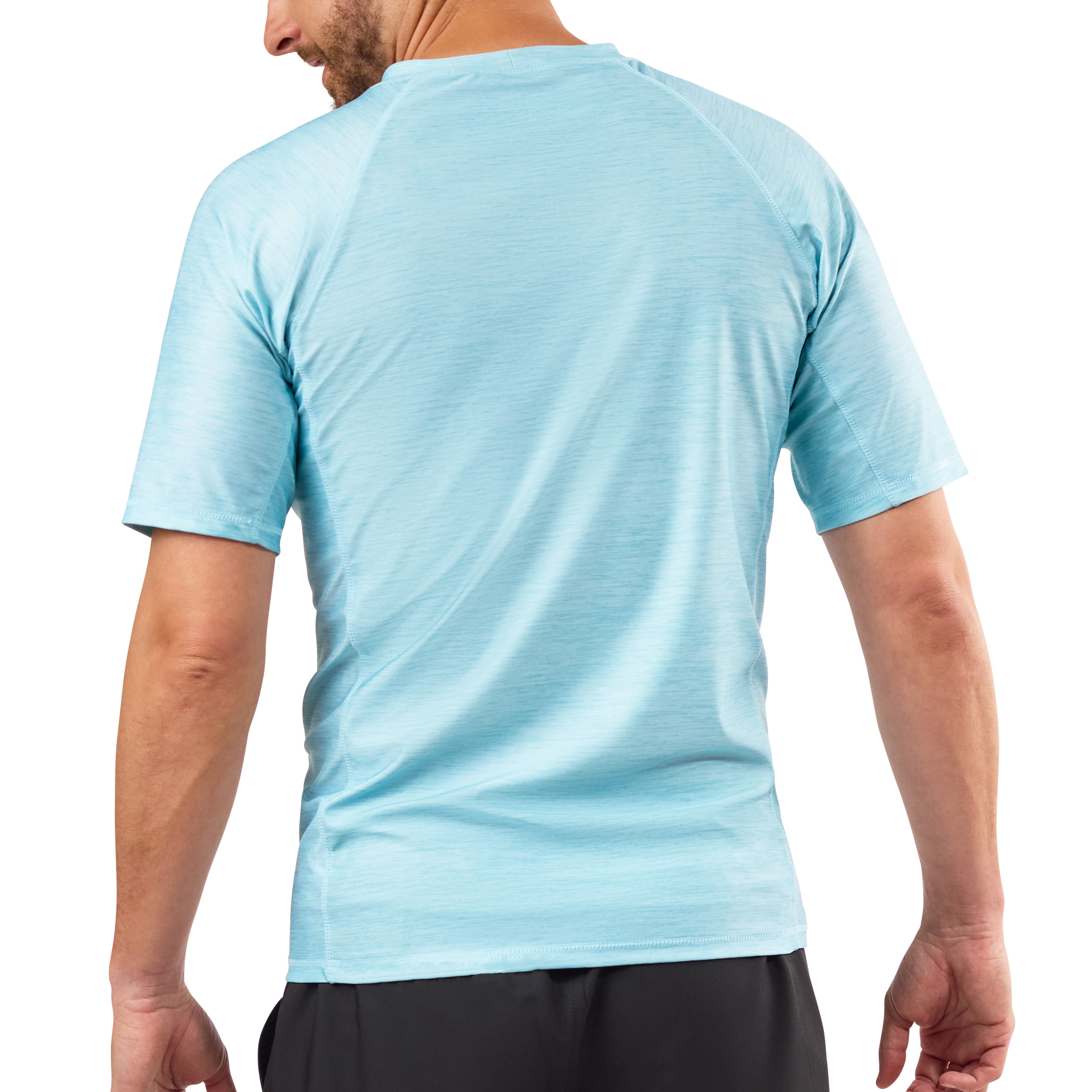 UV Skinz Men's Short Sleeve Crew Sun & Swim Shirt
