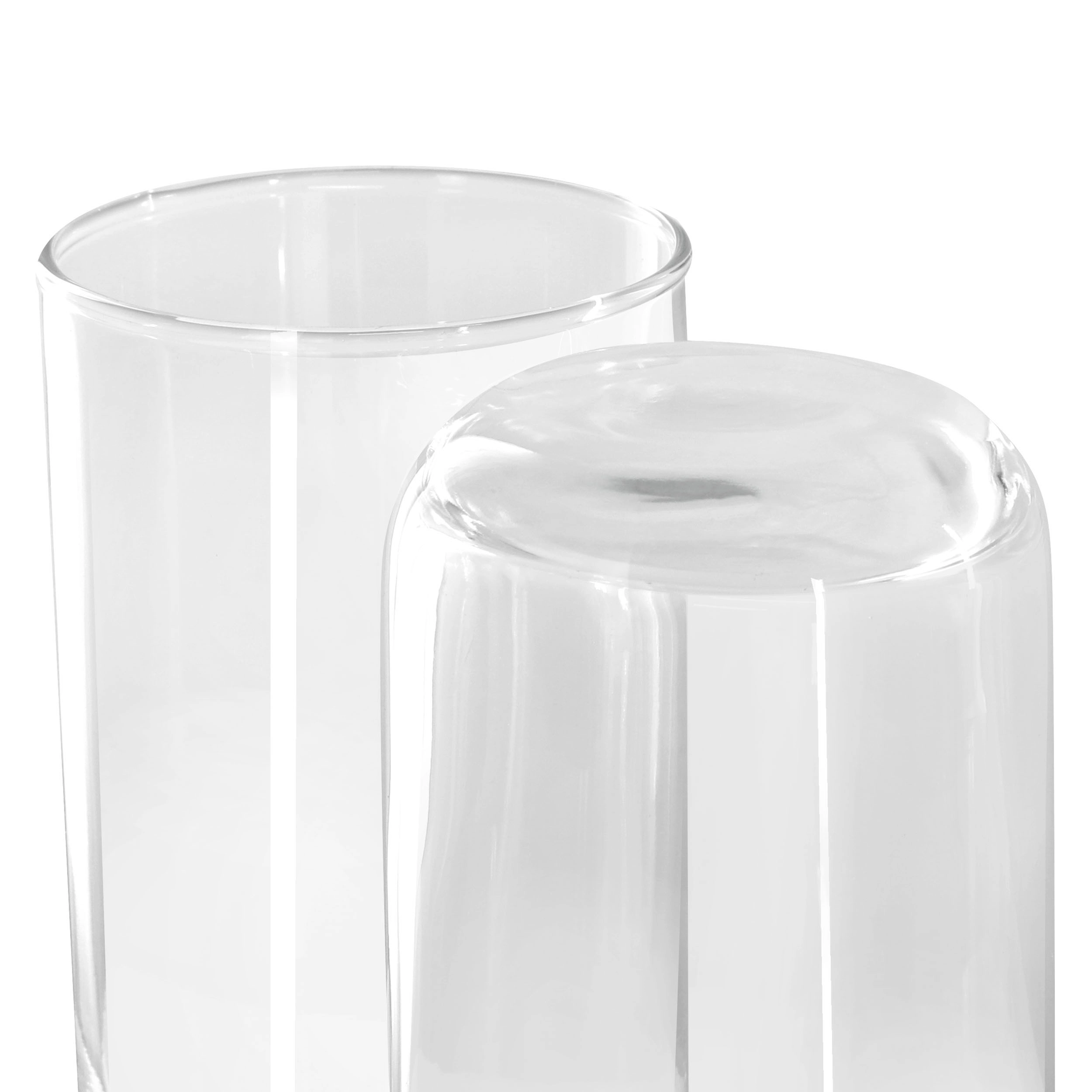Gibson Home Emory 4 Piece 17 Ounce Clear Glass Tumbler Set