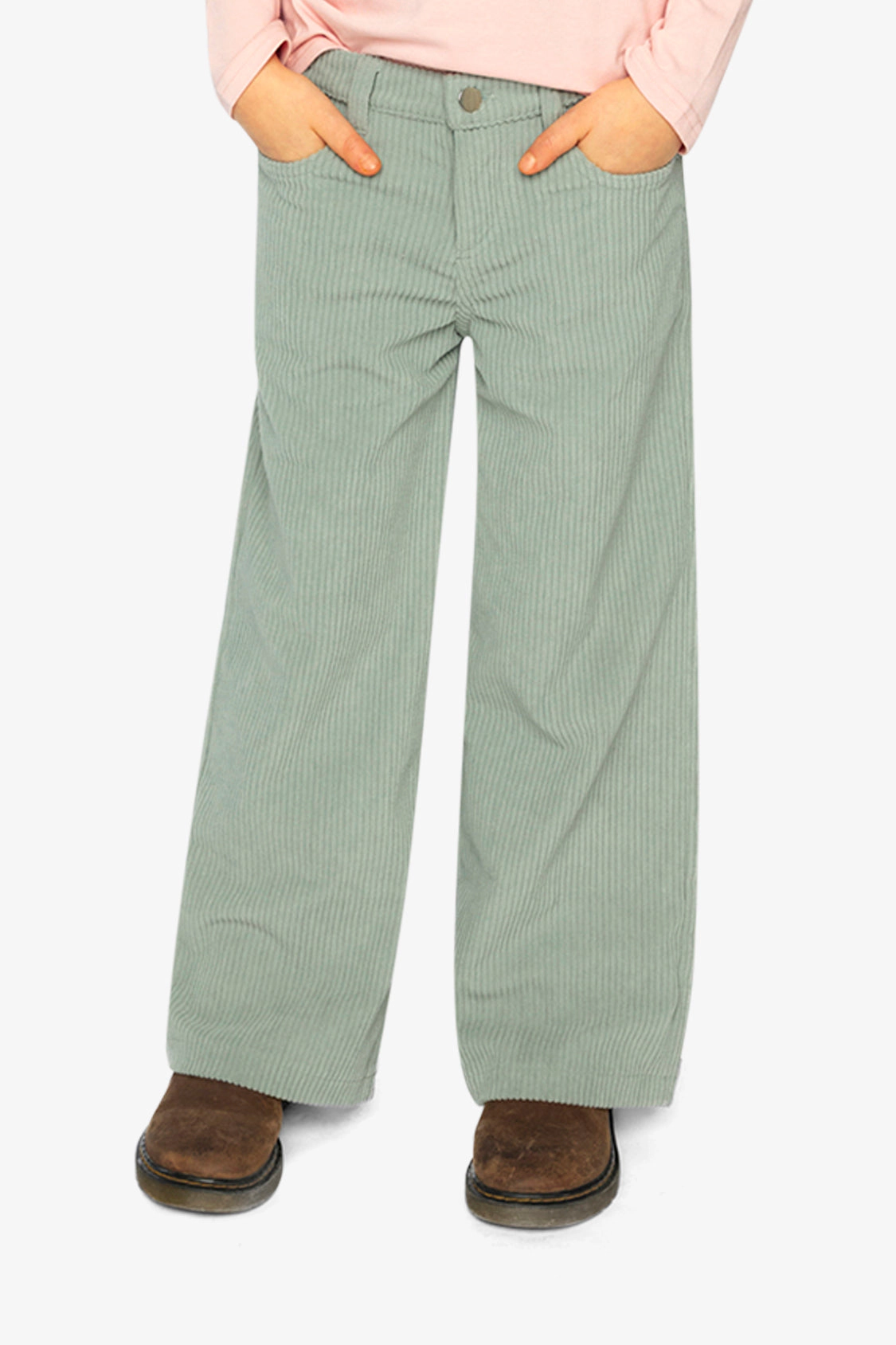 Deux par Girls Stretch Corduroy Wide Leg Pants