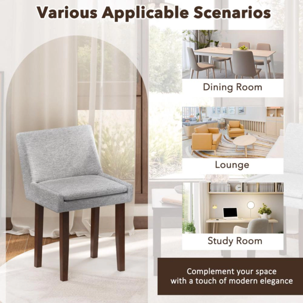 Hivvago 3-Piece Modern Chair and Table Set for Dining, Kitchen, and Living Spaces