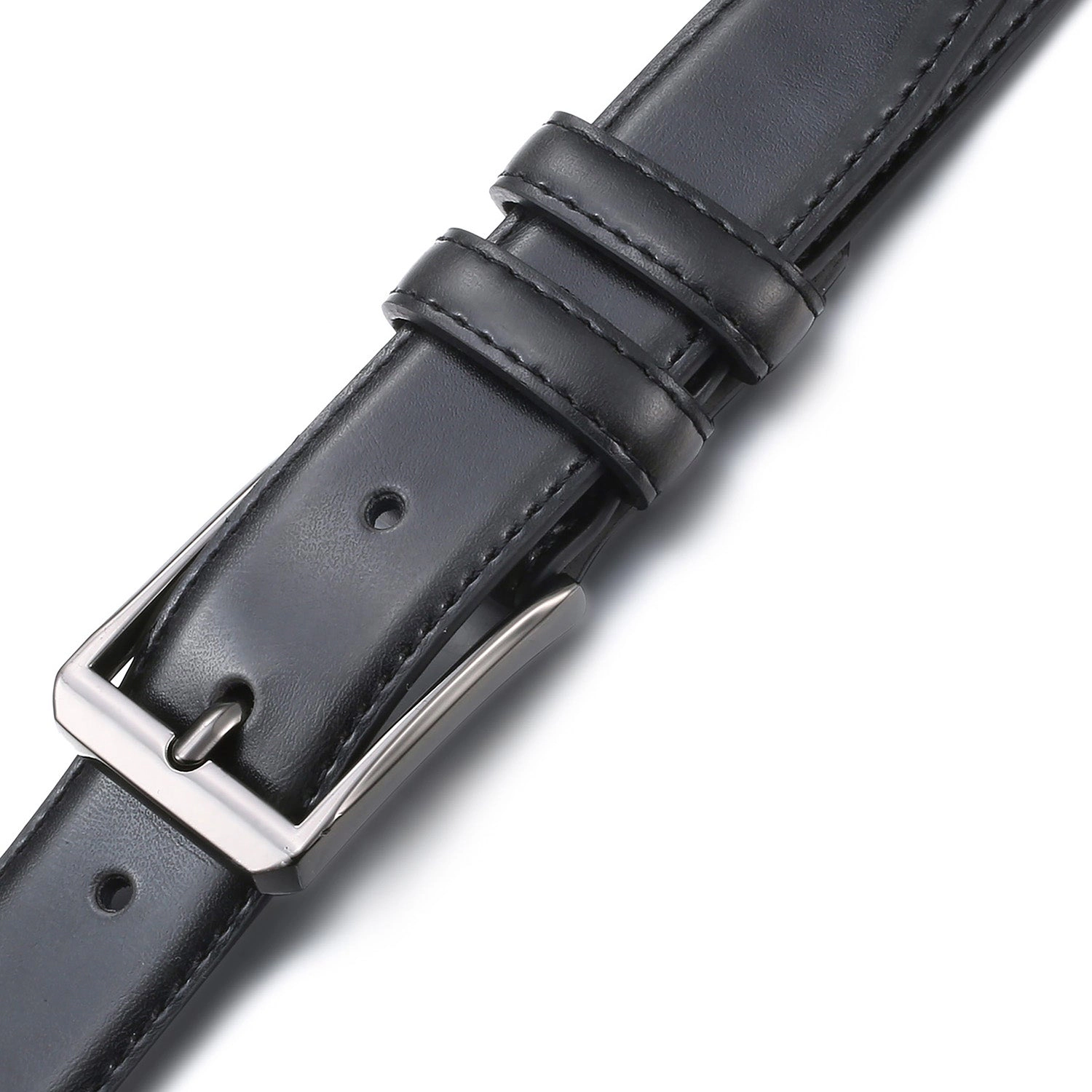 Gallery Seven Men's Traditional Leather Dress Belt