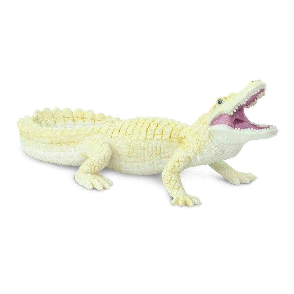 Safari Ltd. - White Alligator Kids Toy Figure