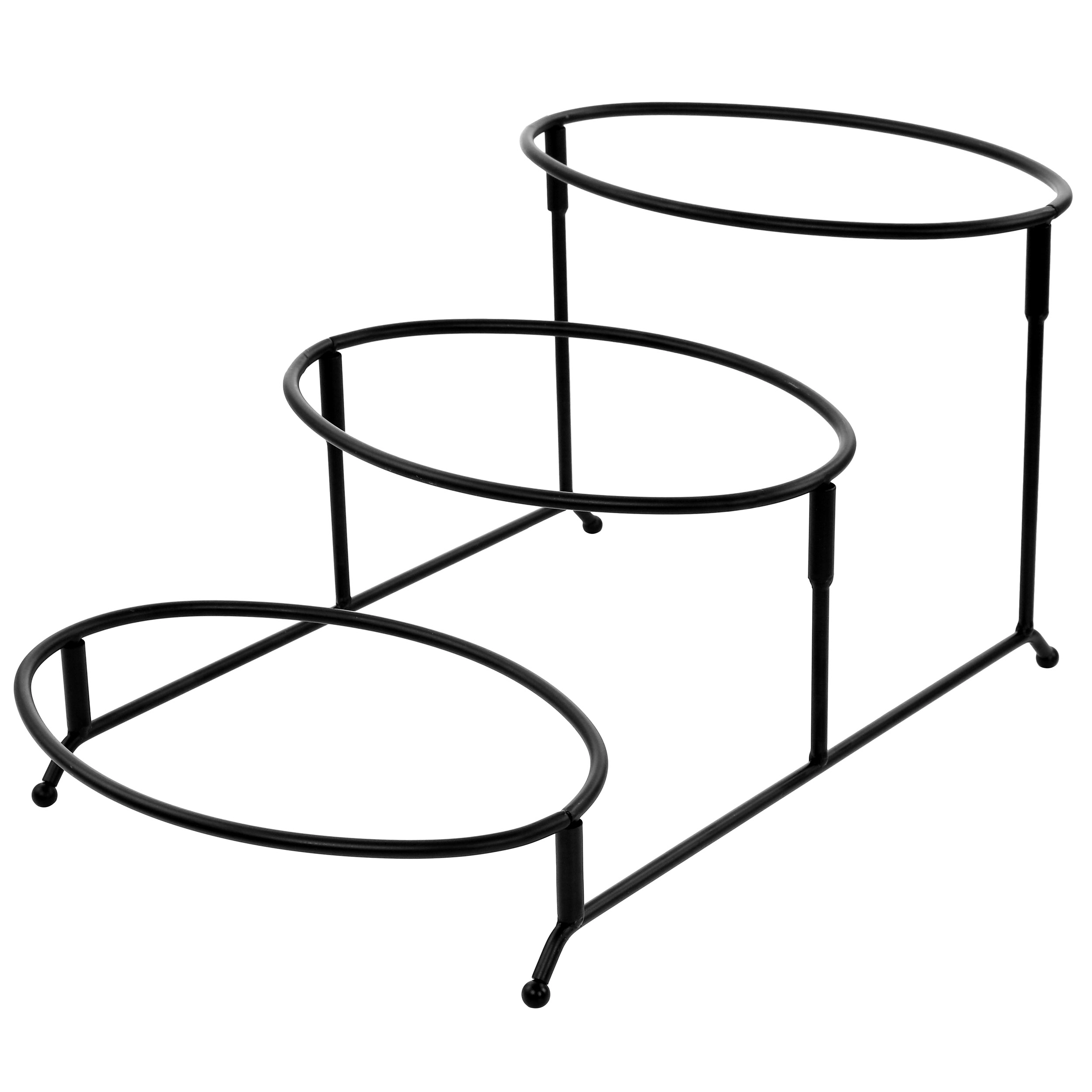 Elama 3 Tier Oval Plate Porcelain Serveware Set