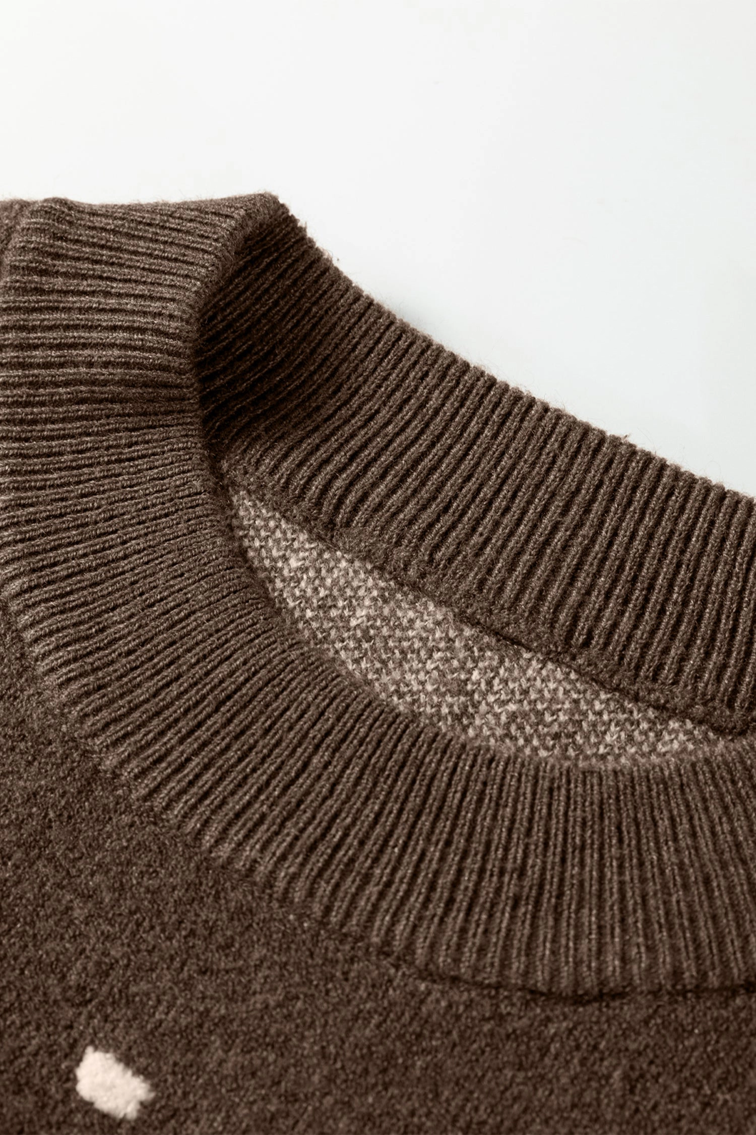 Threaded Pear Women's Renata Ribbed Edge Knit Sweater