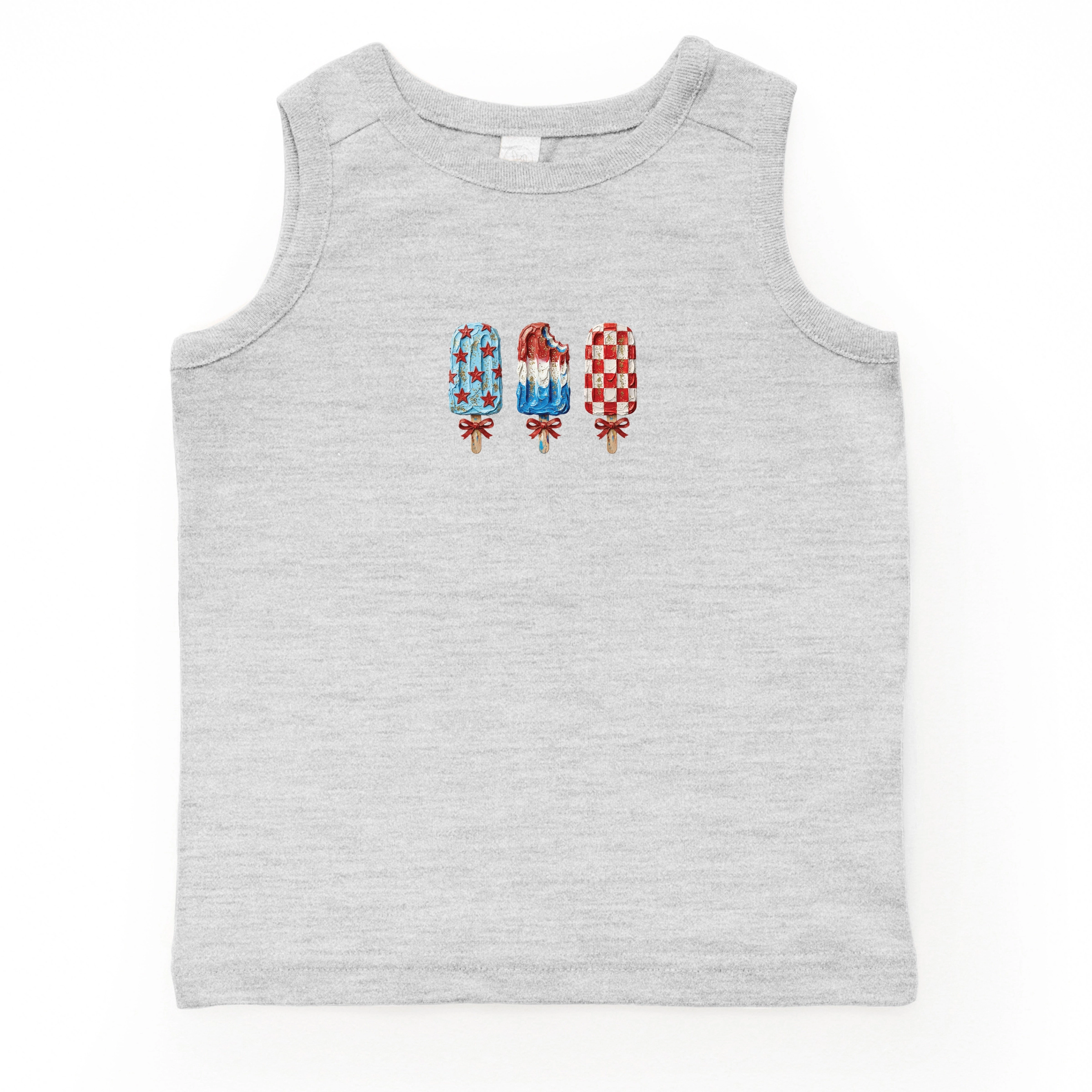 The Juniper Shop - Patriotic Popsicles Youth Tank Top