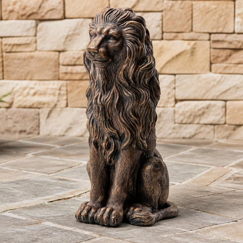 WOW PIONEER Decorative Resin Statue Sculpture Art Accent for Home Office Living Room Dining