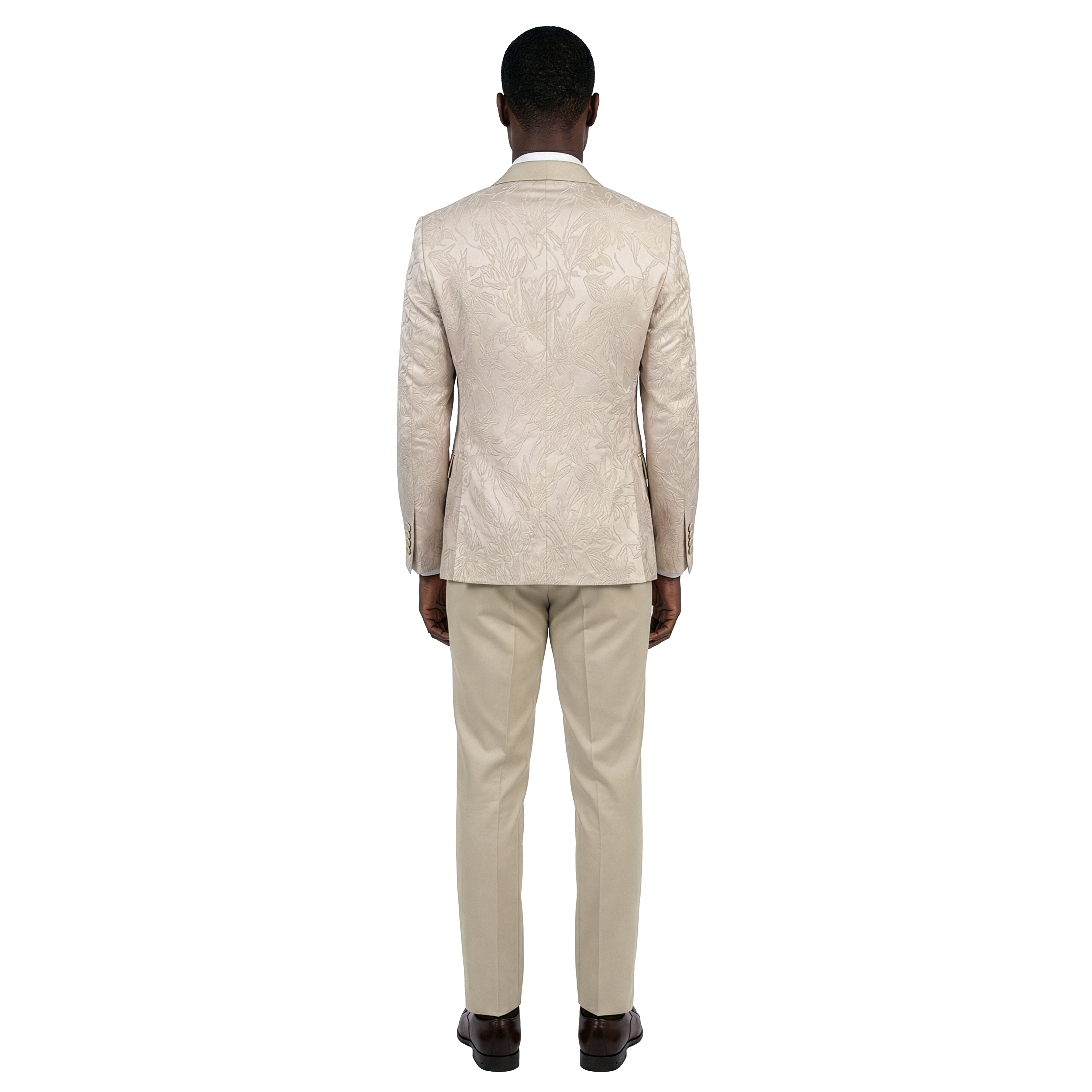 Tazzio Men’s Wide Satin Shawl Collar 3-Piece Tuxedo Set