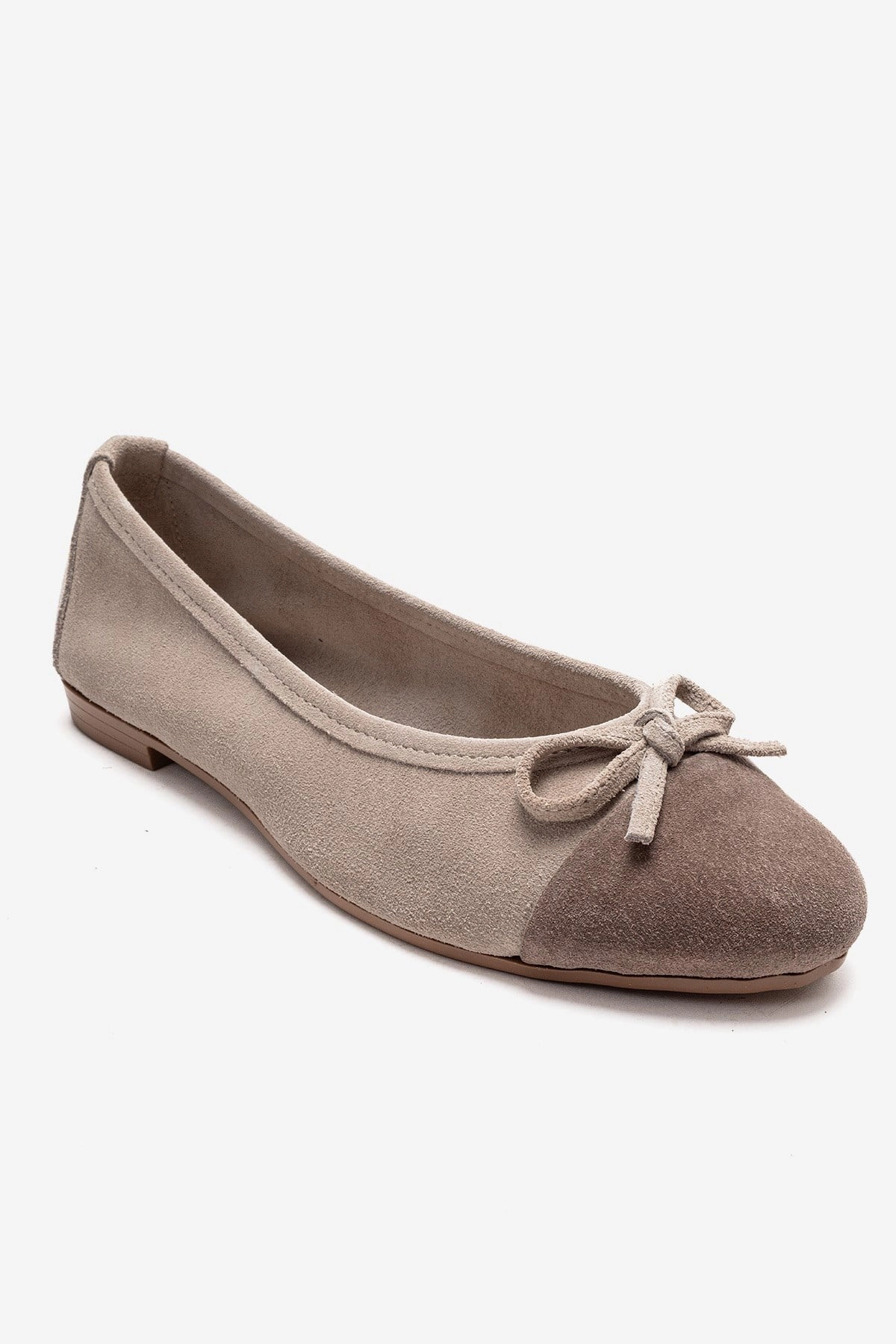 Forever & Always Womens Boleo Leather Ballet Flats