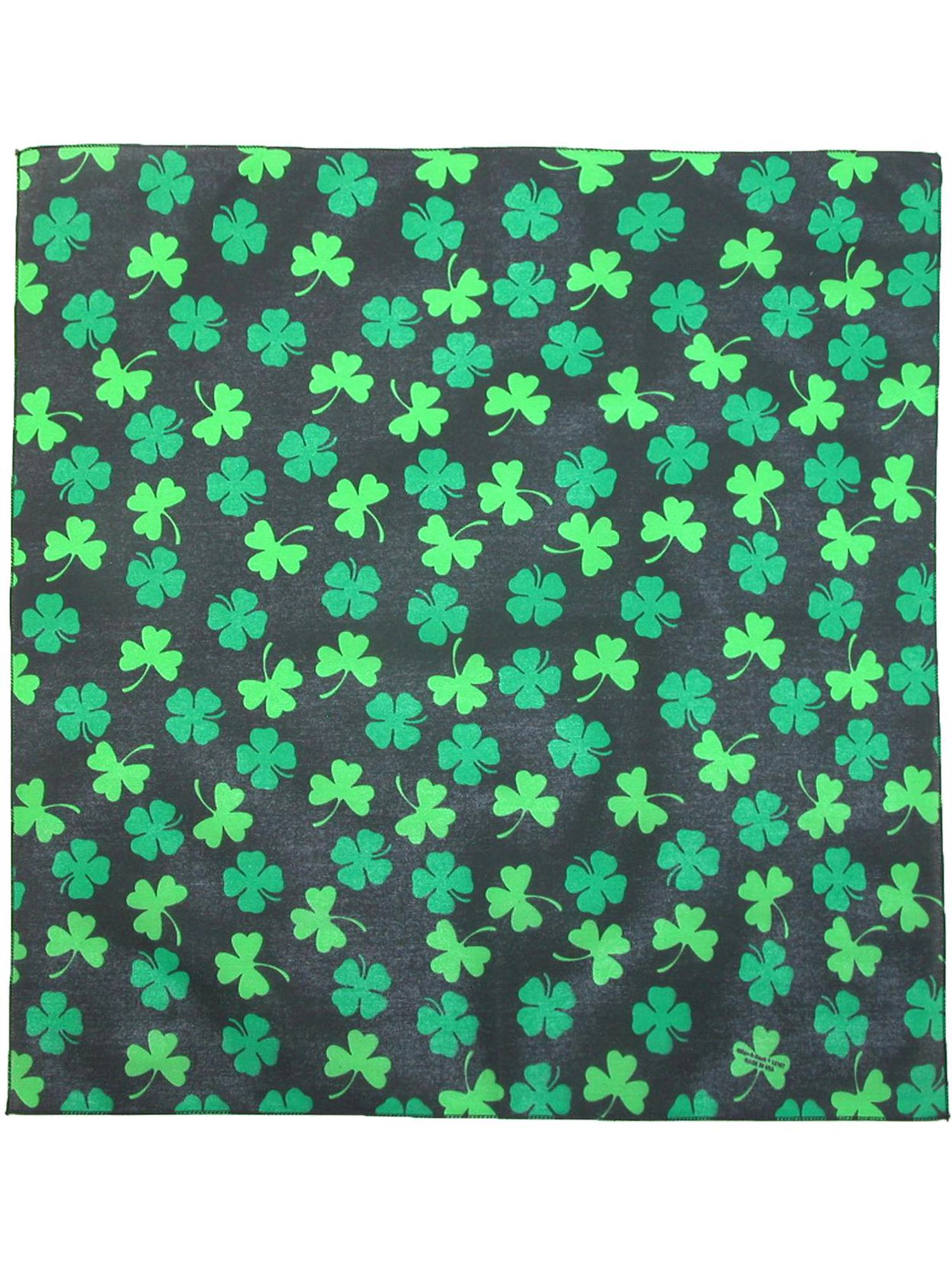 CTM® St. Patricks Day Shamrock Print Holiday Bandana