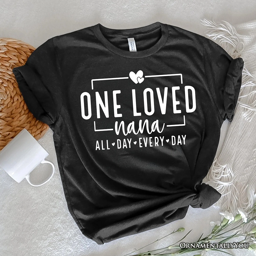 OrnamentallyYou Womens One Loved Nana T-Shirt