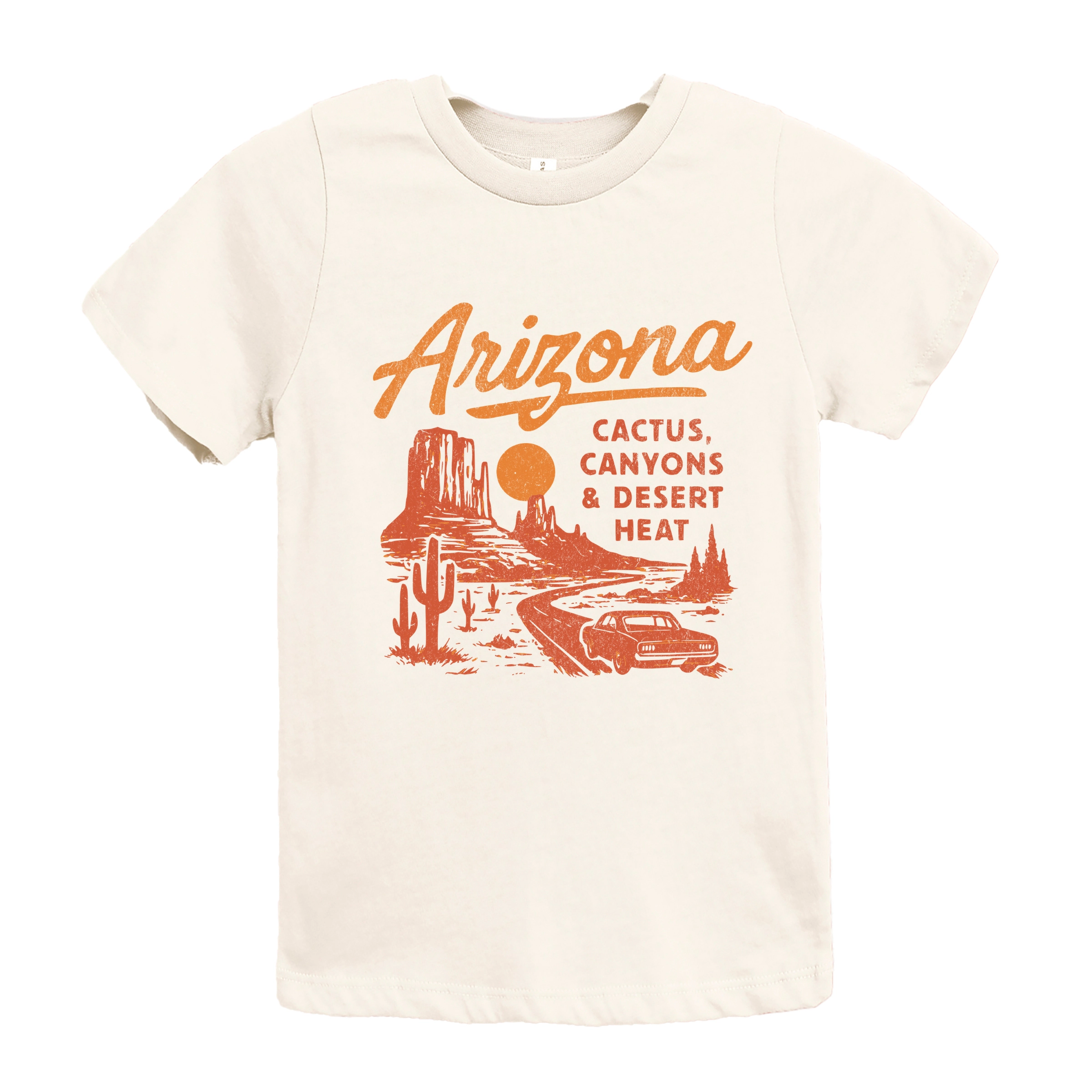 The Juniper Shop - Arizona Cactus, Canyons & Desert Heat Youth Short Sleeve Graphic T-Shirt
