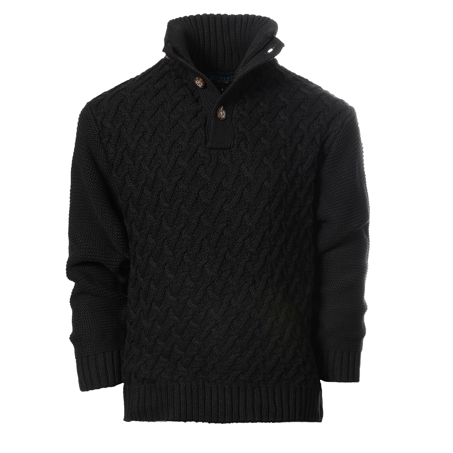 Gioberti Boy's Mock Neck Pullover Knitted Sweater