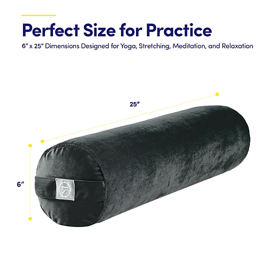 Sweet Home Collection Yoga Bolster Meditation Pillow