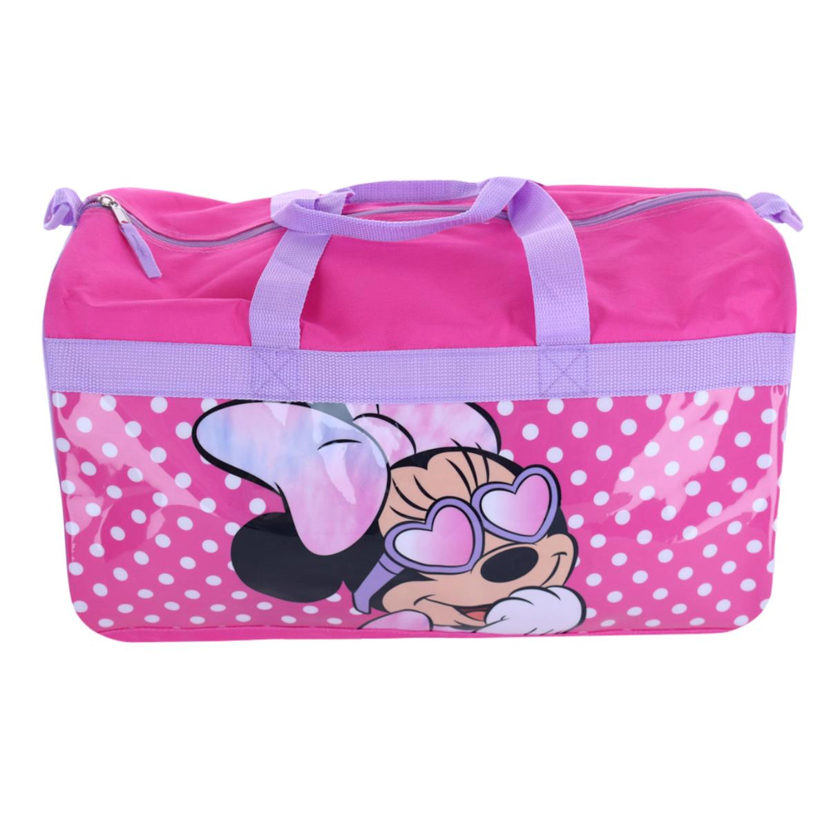 U.P.D., INC Girls Minnie Mouse Polka Dot Duffle Bag