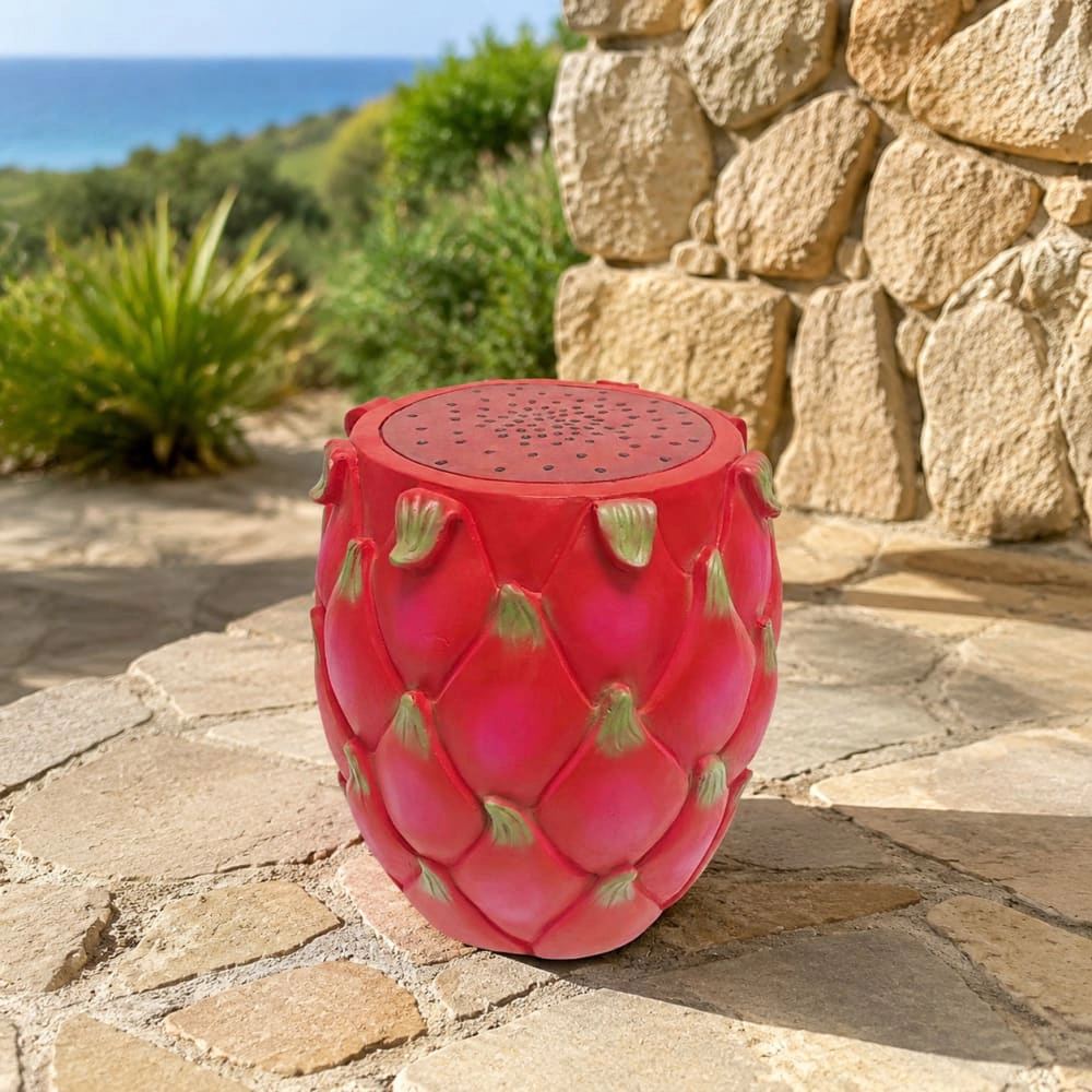WOW PIONEER Compact Resin Patio Stool