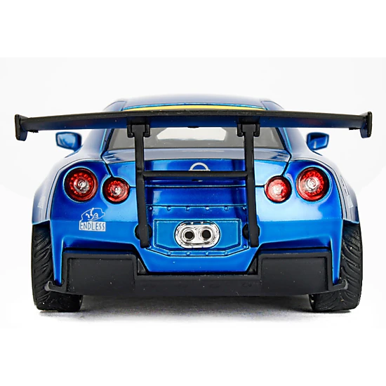 Jada Collectible 2009 Nissan Gt-R (R35) Ben Sopra Blue Jdm Tuners 1/24 Diecast Model Car