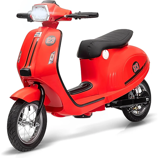 Enjyam 24V 350W Electric Dirt Bike for Kids 8–14, 14MPH Max, Waterproof, Rear Brake, LED Lights, 143 lbs Capacity