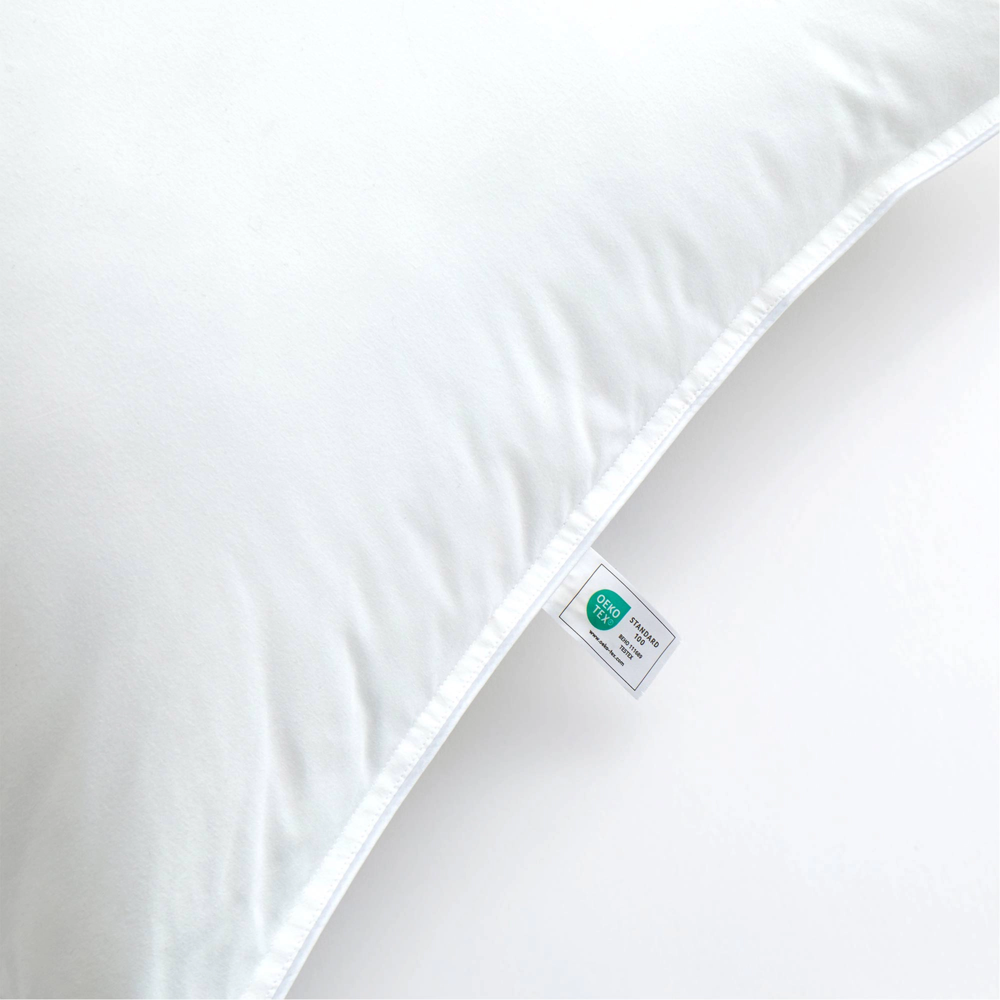 PeaceNest Down Alternative Bed Pillows with Cotton Shell,Set of 2