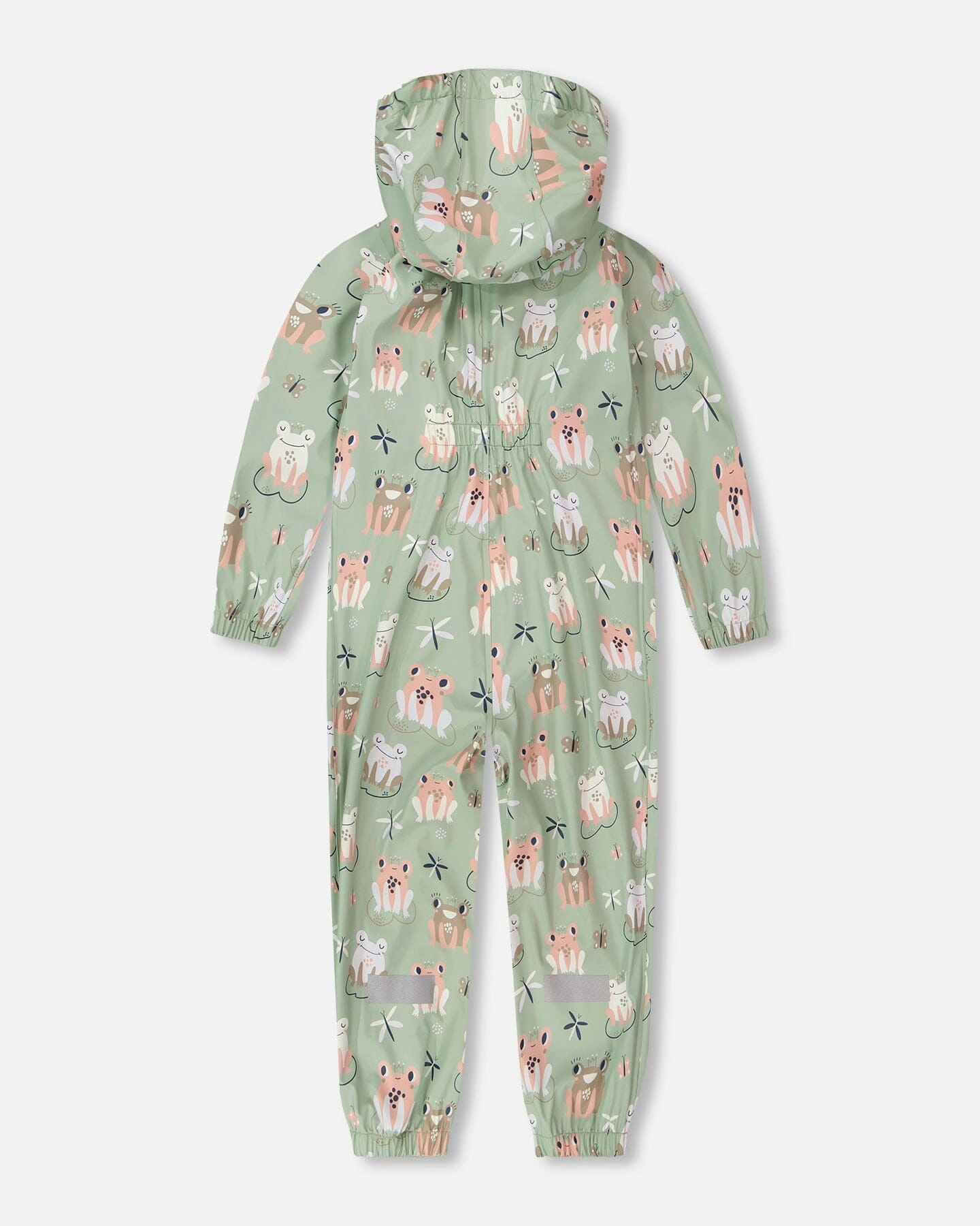 Deux par Girls Rain One-Piece Polyurethane Frog Print