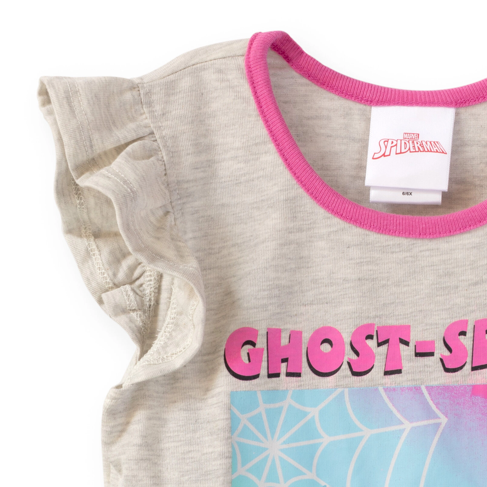 Marvel Spider-Verse Ghost-Spider Girls' 2-Piece Tee and Leggings Set