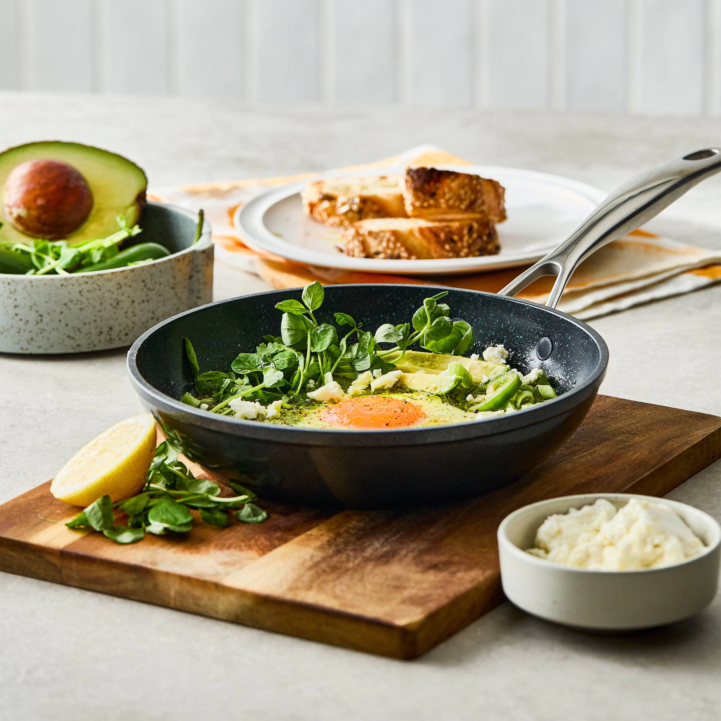 Cuisine::pro® GREEN STONE™ 8" Frypan