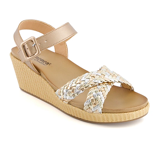 Andrea Womens Wedge Sandals