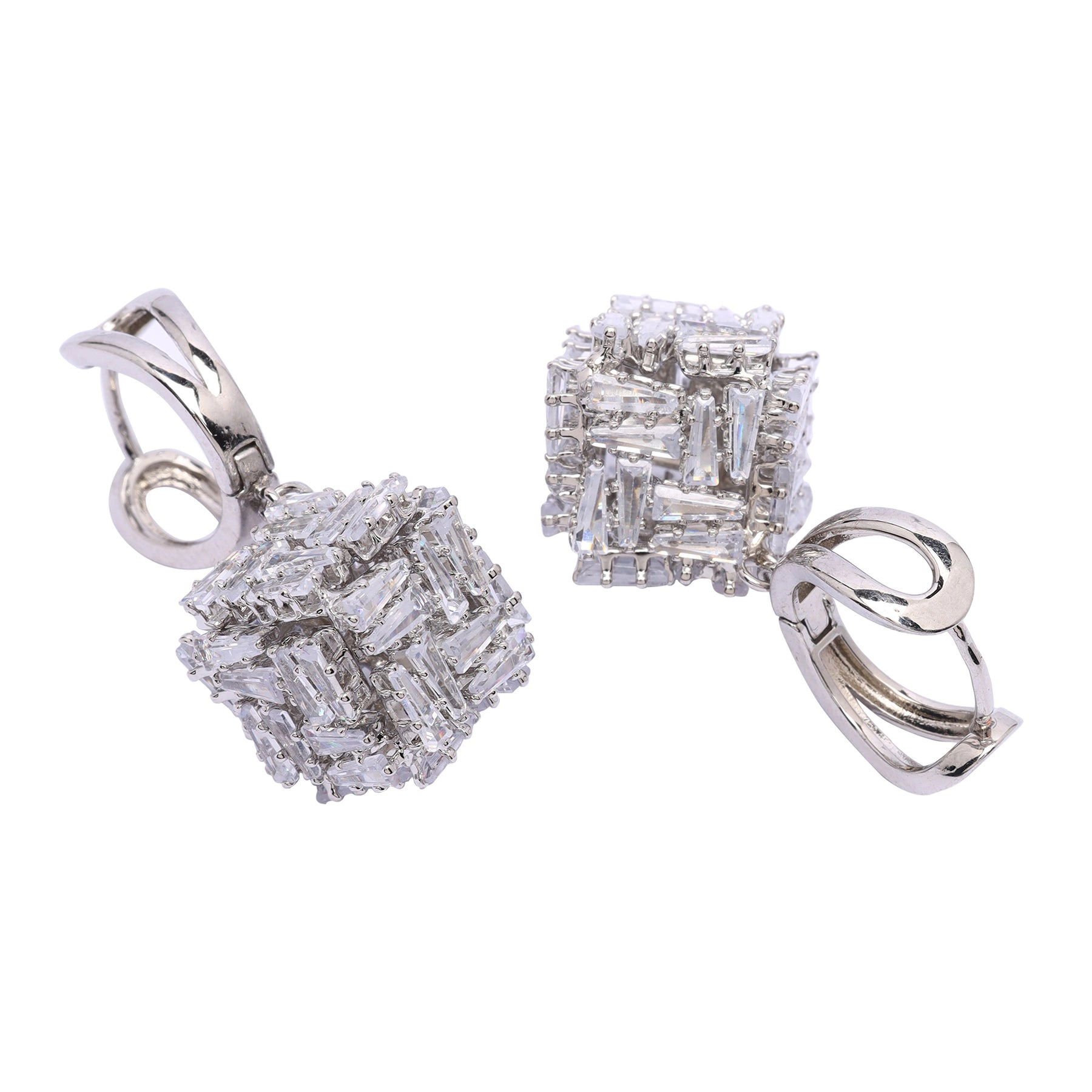 AGP PARIS Womens Sparkling Dainty Drop Earrings