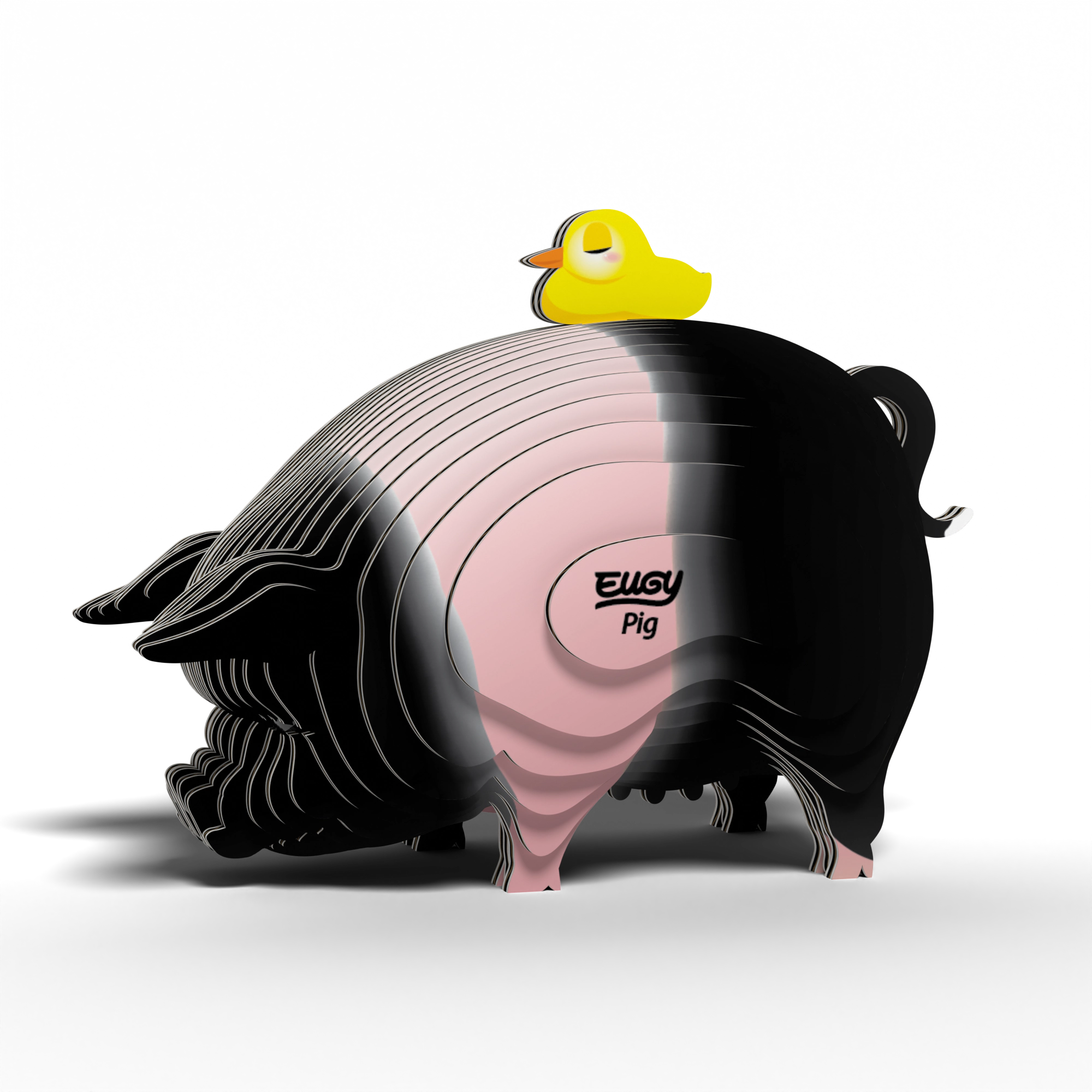 EUGY Pig 3D Puzzle - contains 31 puzzle pieces