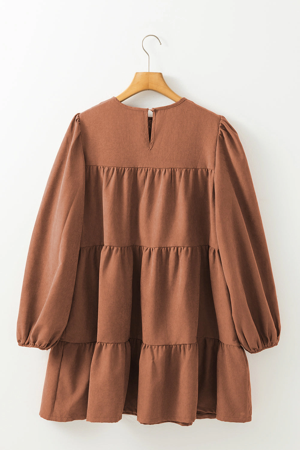 Threaded Pear Zion Ruffled Mini Dress
