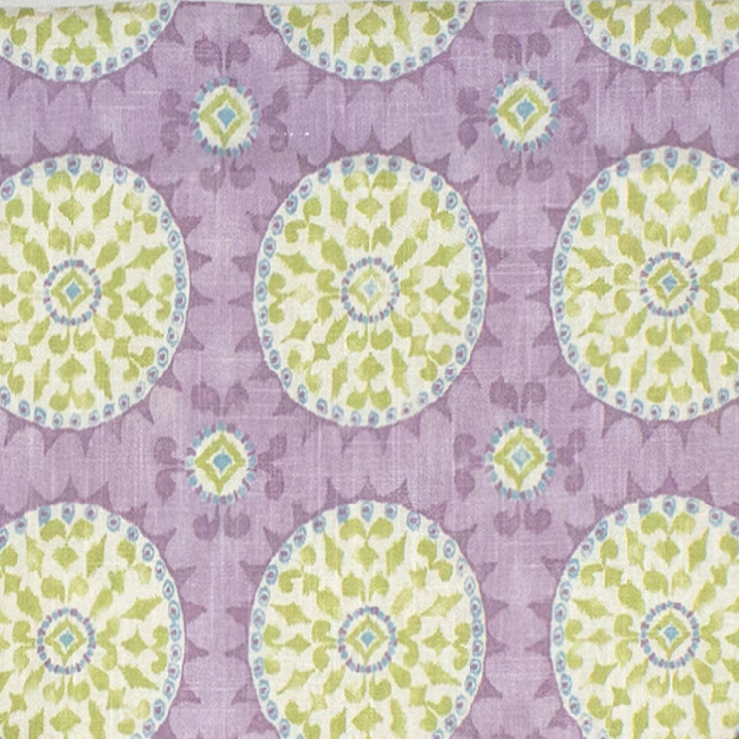 RLF Home Canne Cornice 100% Cotton with Fully Lined 3" Rod Pocket Valnance for Windows 50" x 17" Heather